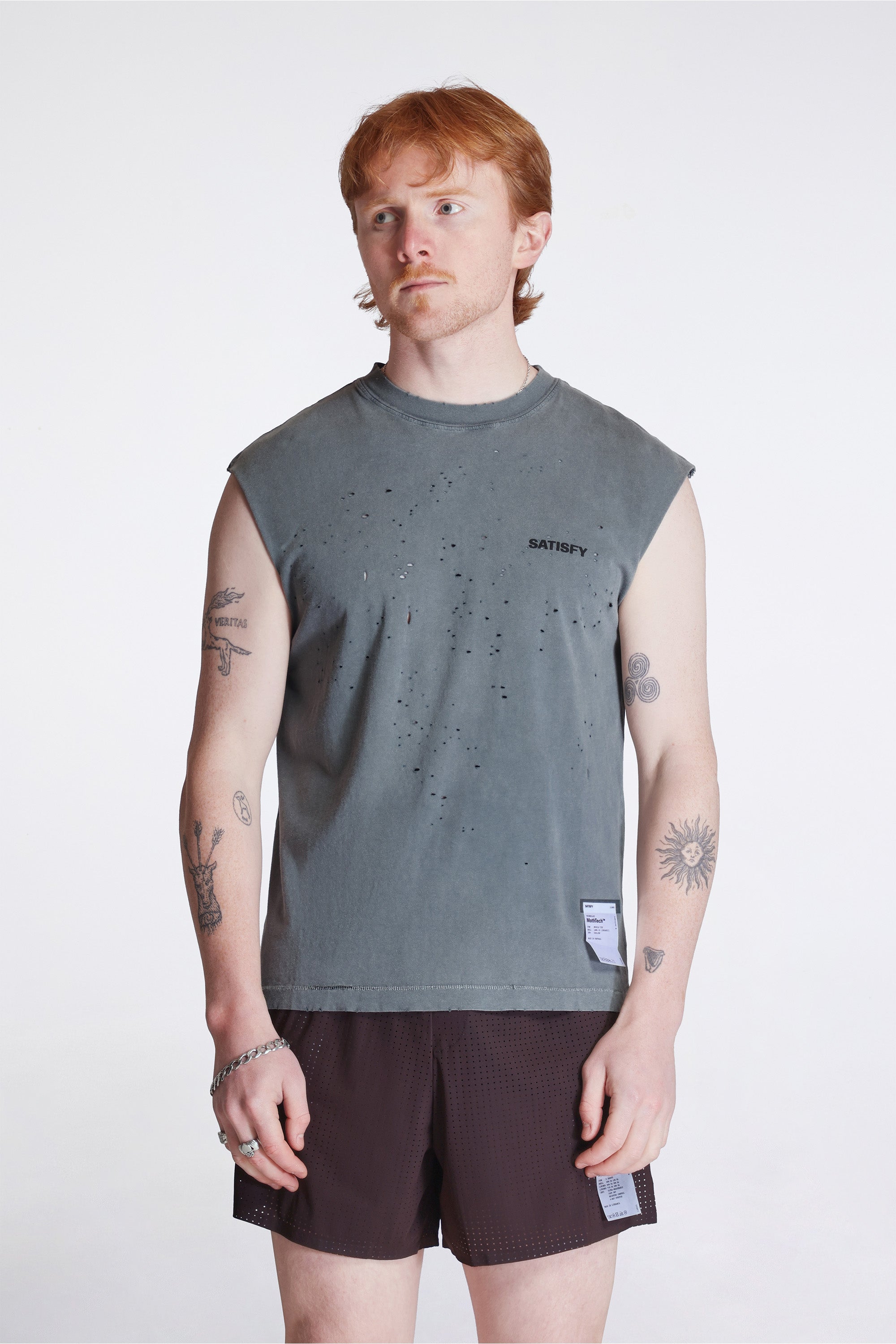 Mothtech Muscle Tee Faded Black