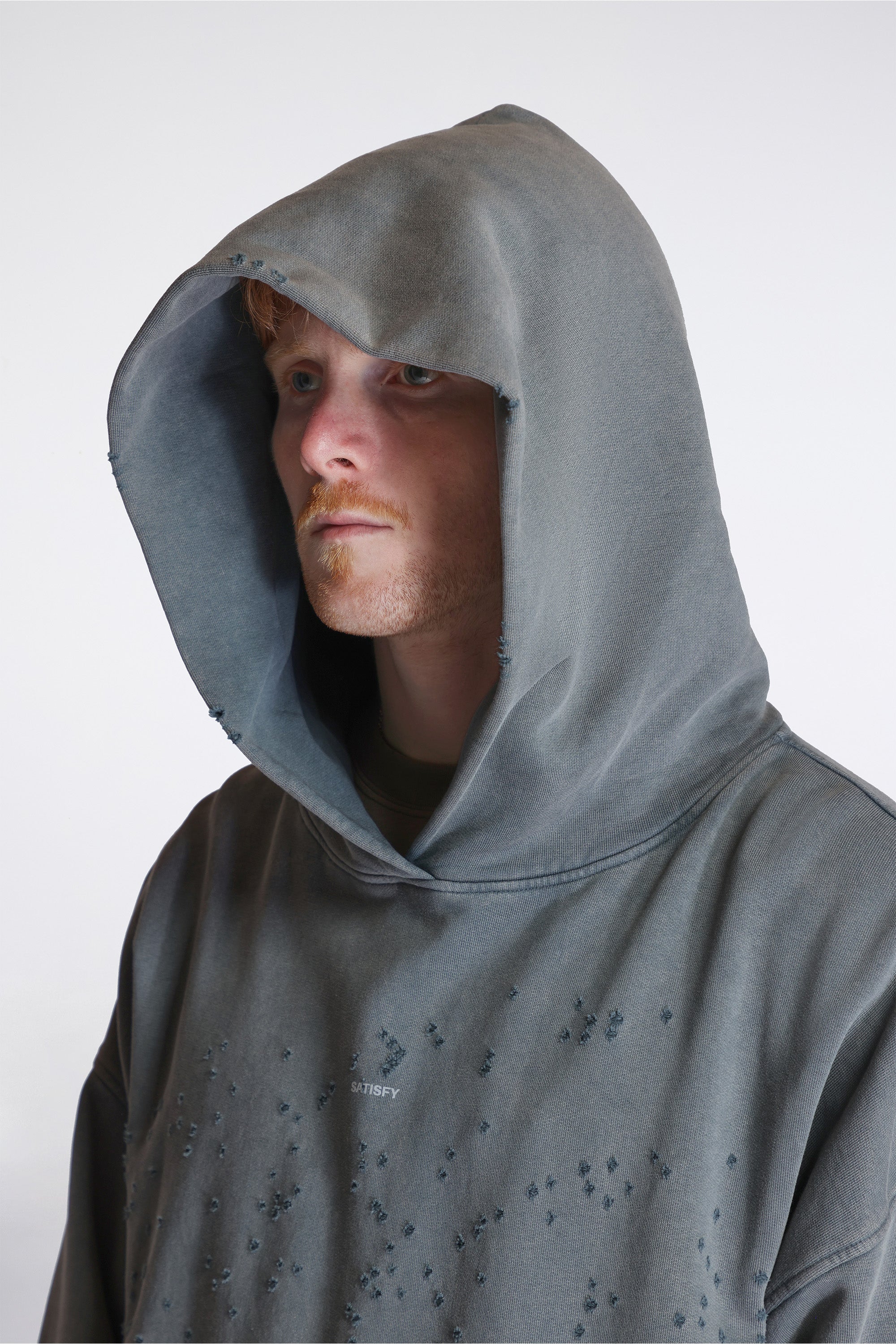 Mothtech Hoodie Faded Black