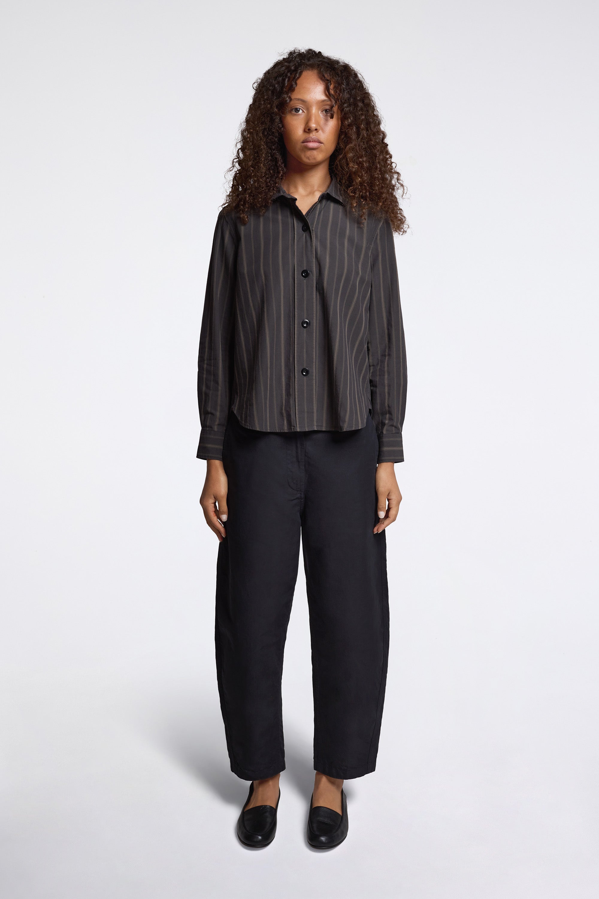 MHL Simple Shirt Off Black / Khaki
