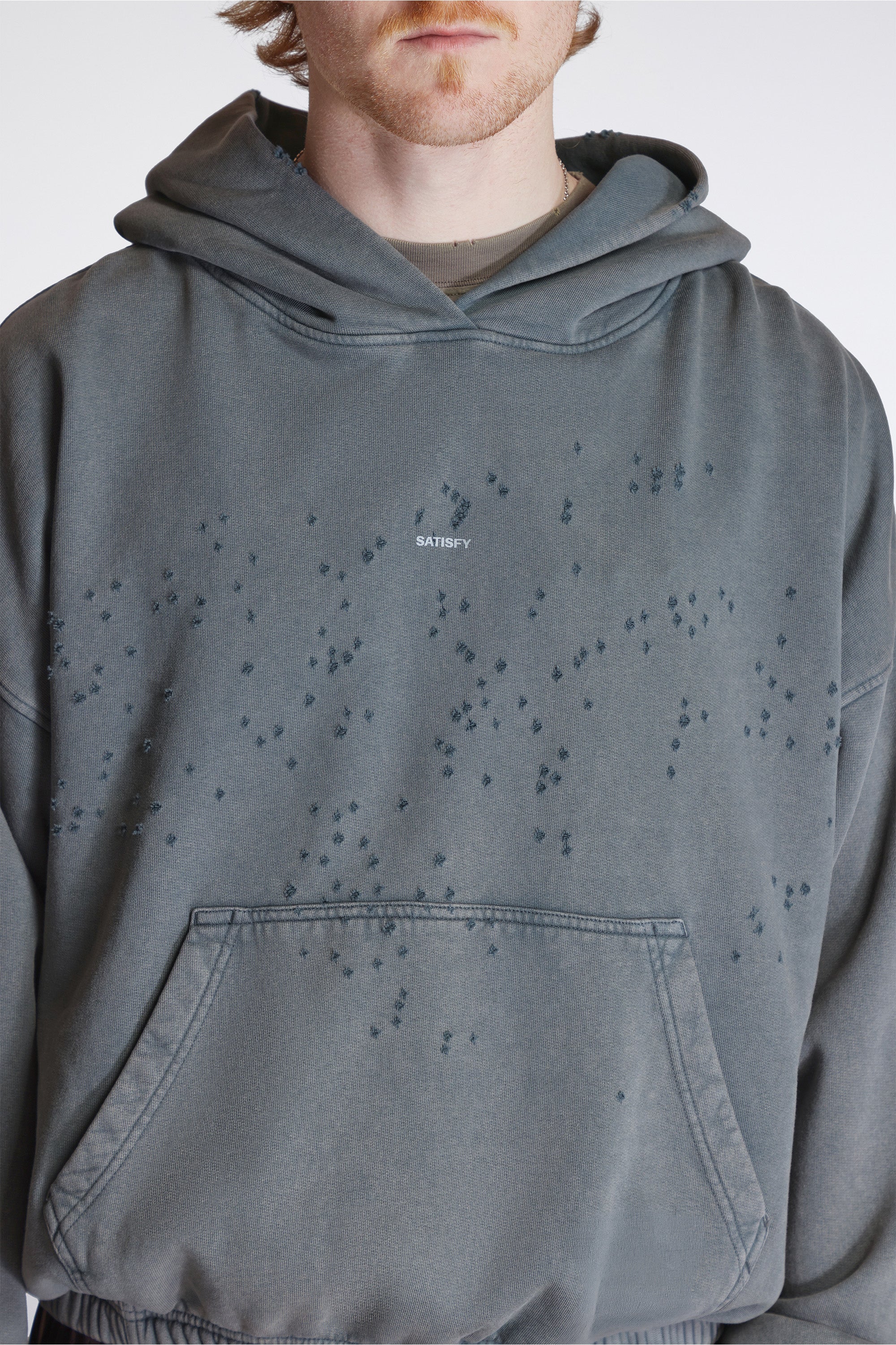 Mothtech Hoodie Faded Black