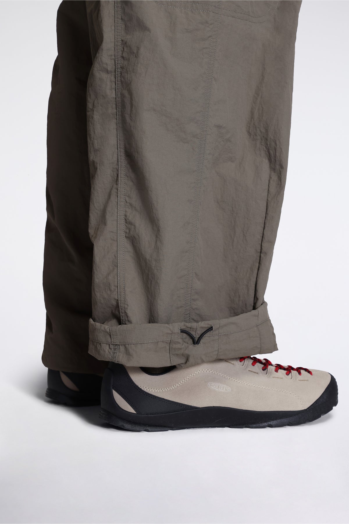 Nylon Loose Balloon Pant Burnt Olive