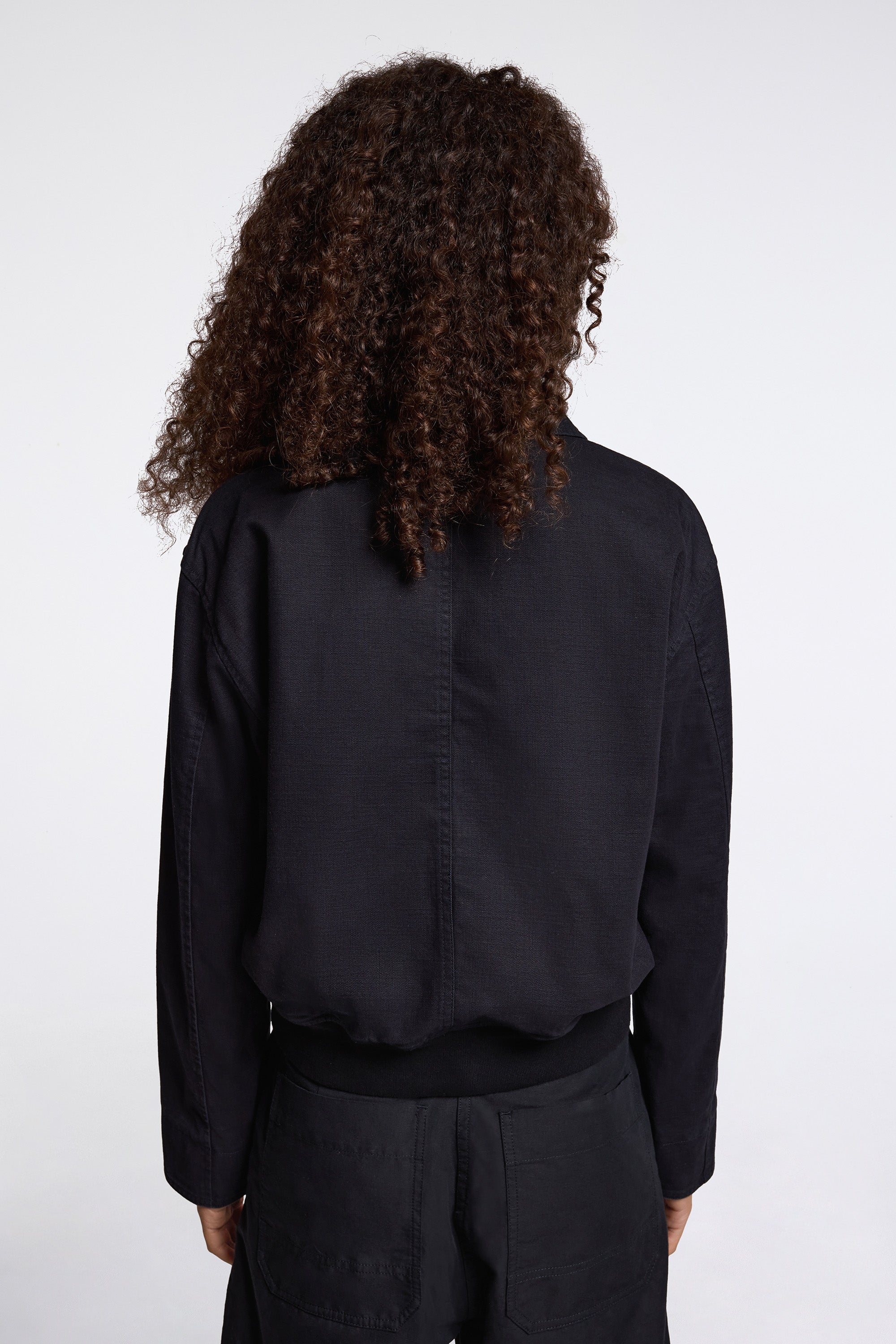 Margaret Howell MHL Zip Up Bomber Jacket Indigo | HAVN