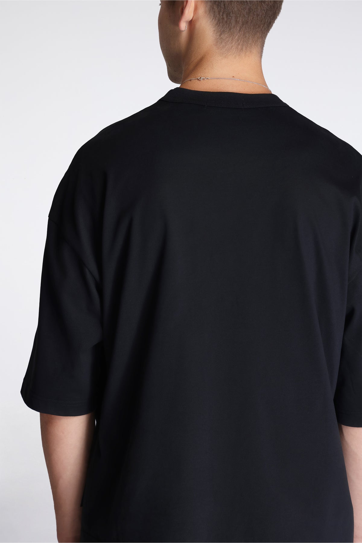 Loose Cotton T-Shirt Black