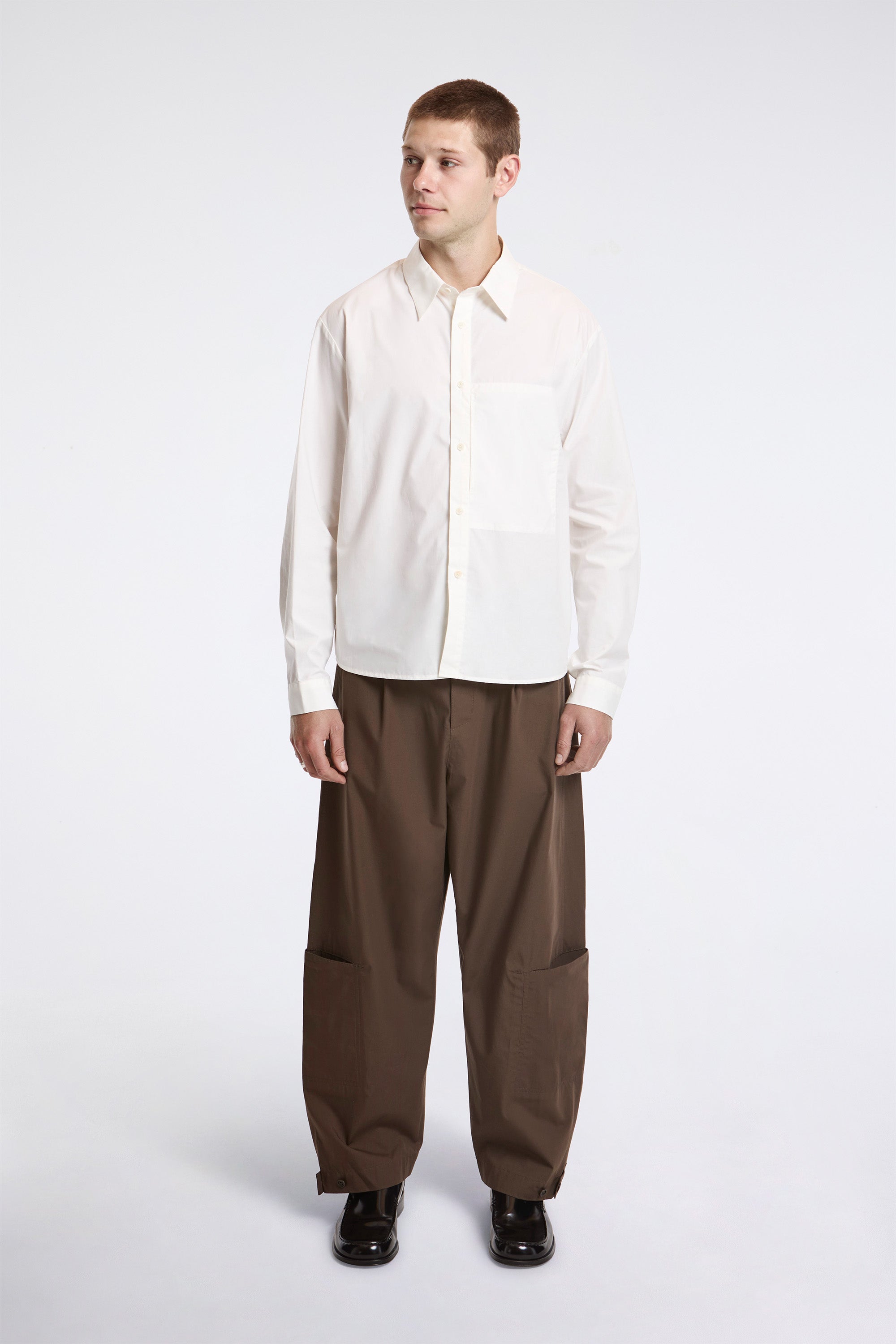 Basic Pocket Shirt Ivory