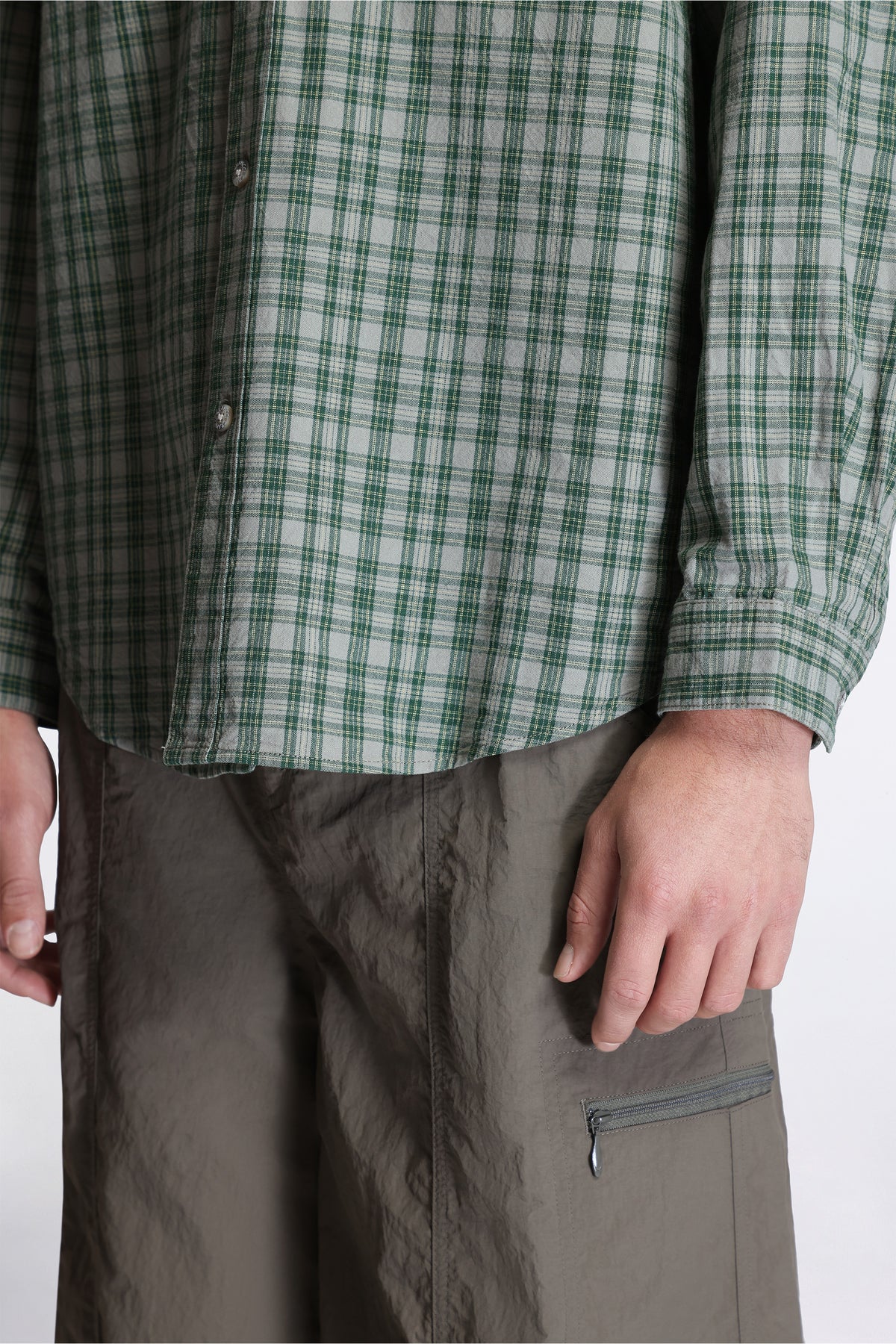 Heavy Weight Checkered Shirt Forest