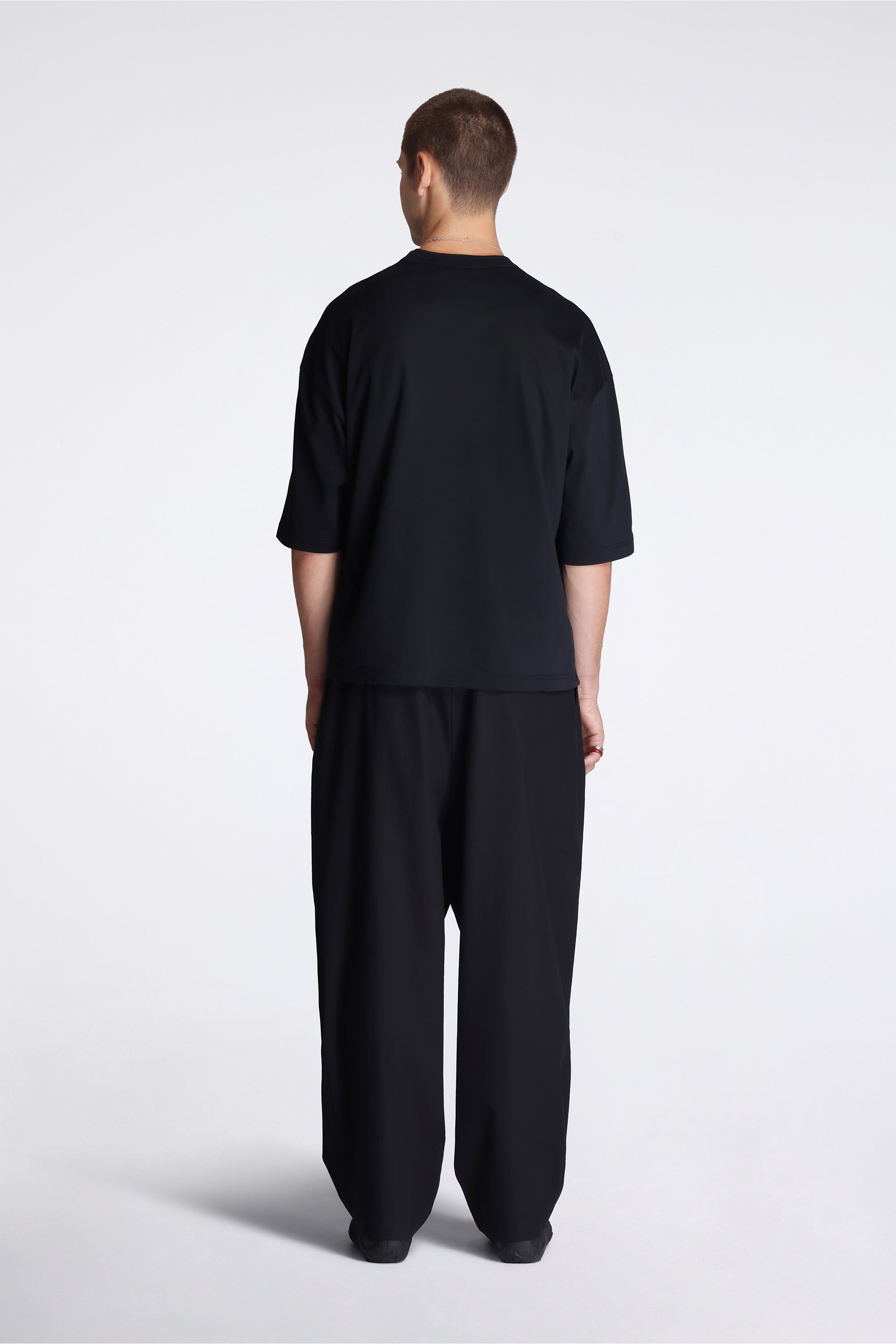 Loose Cotton T-Shirt Black