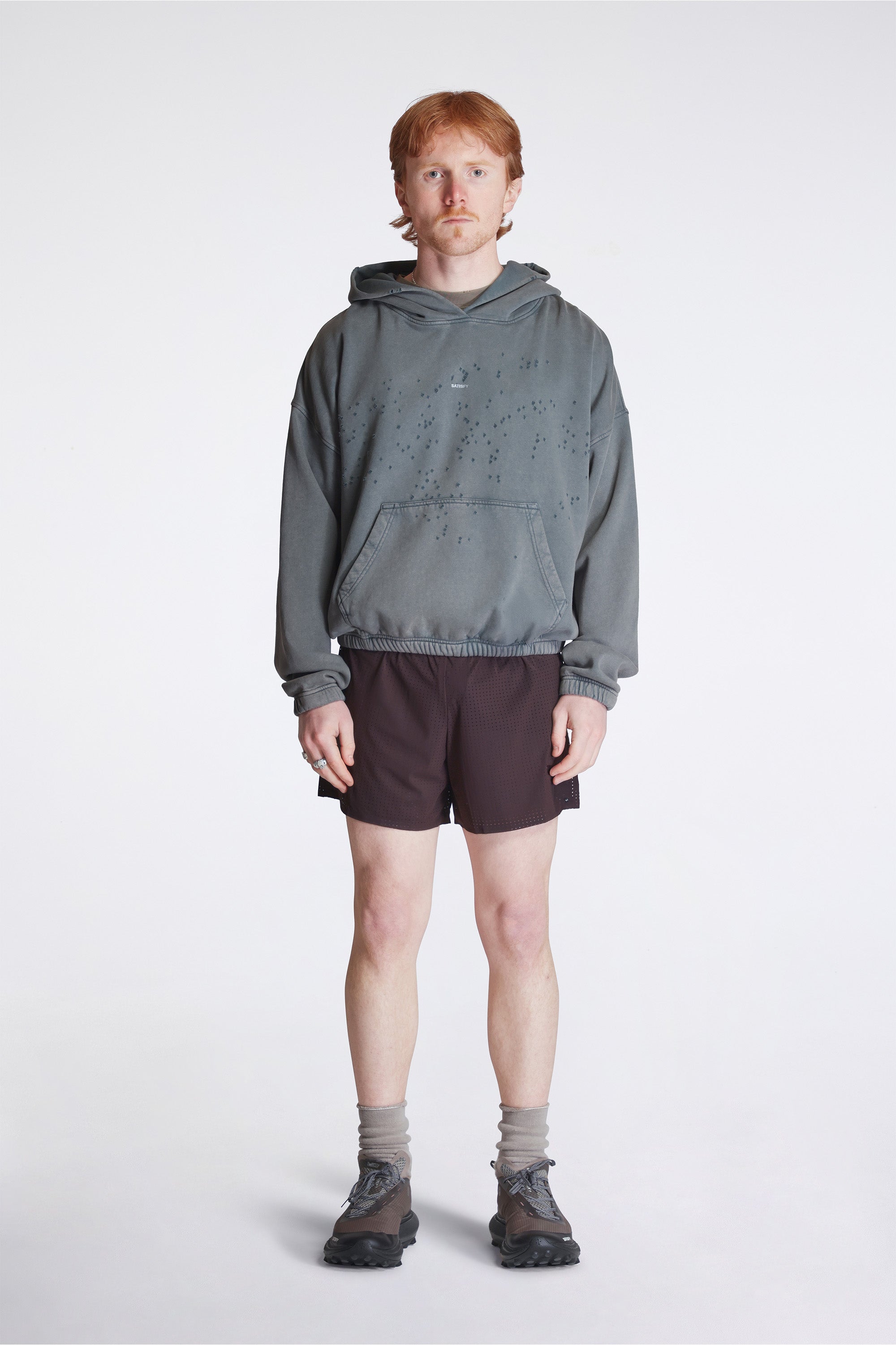 Mothtech Hoodie Faded Black