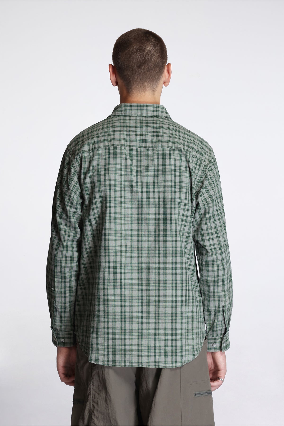 Heavy Weight Checkered Shirt Forest