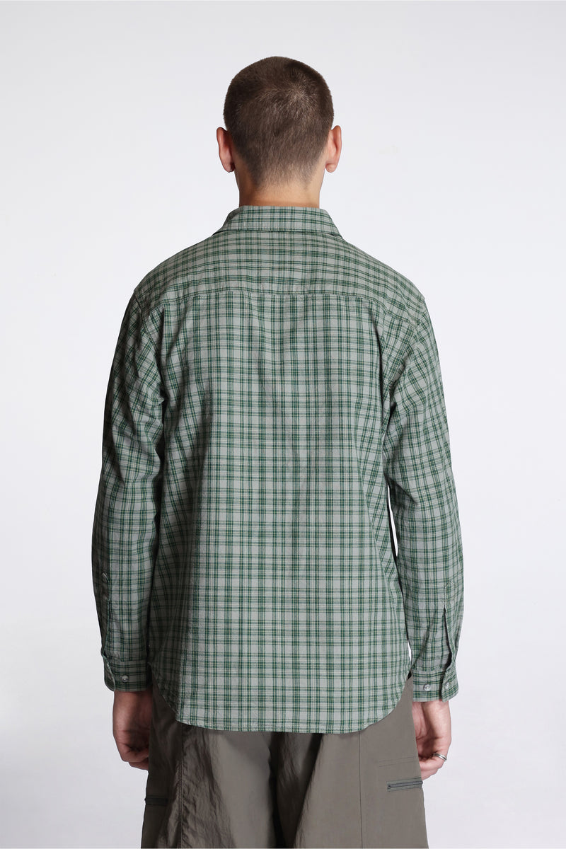 Heavy Weight Checkered Shirt Forest