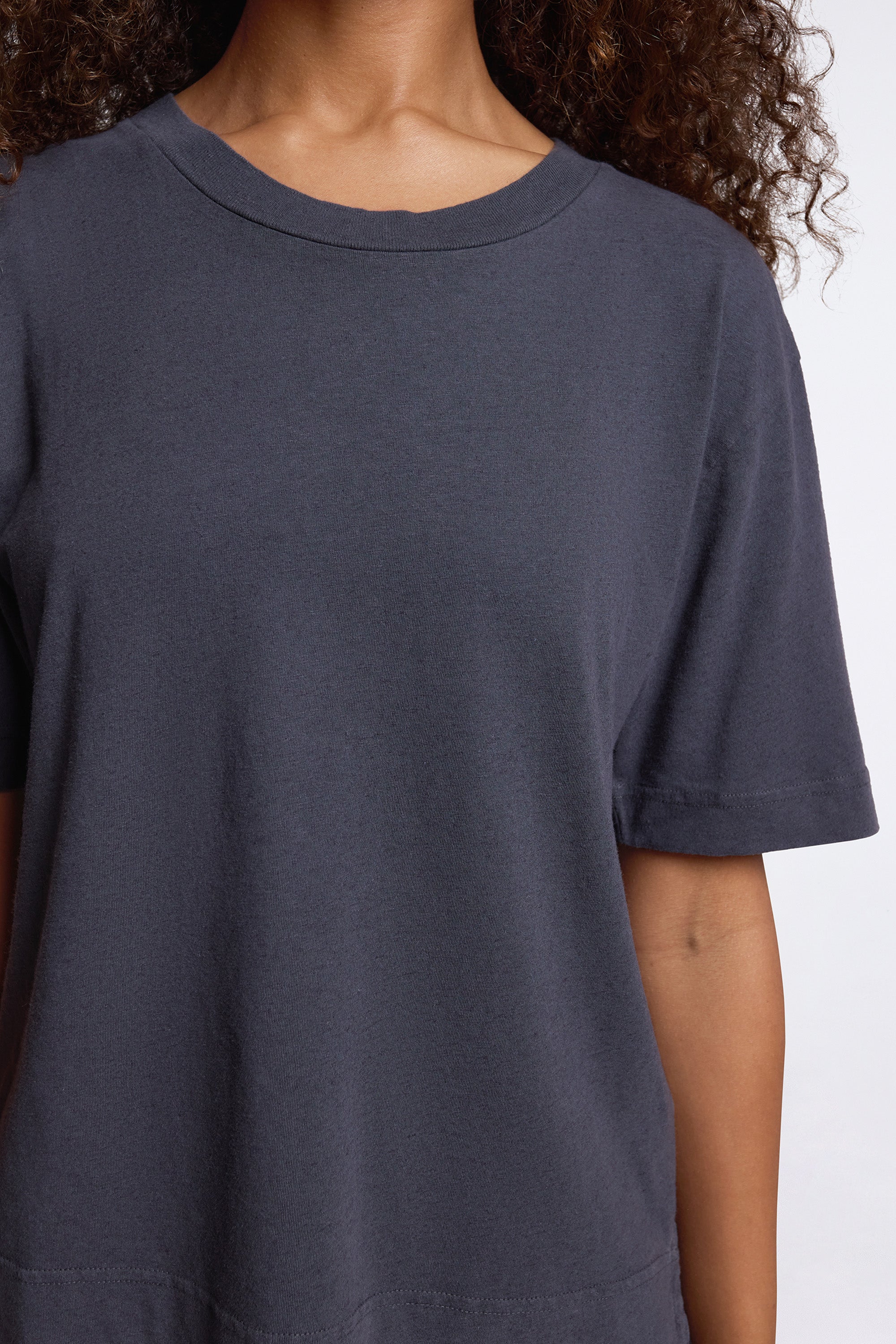 Margaret Howell MHL Simple T-Shirt Slate Blue | HAVN