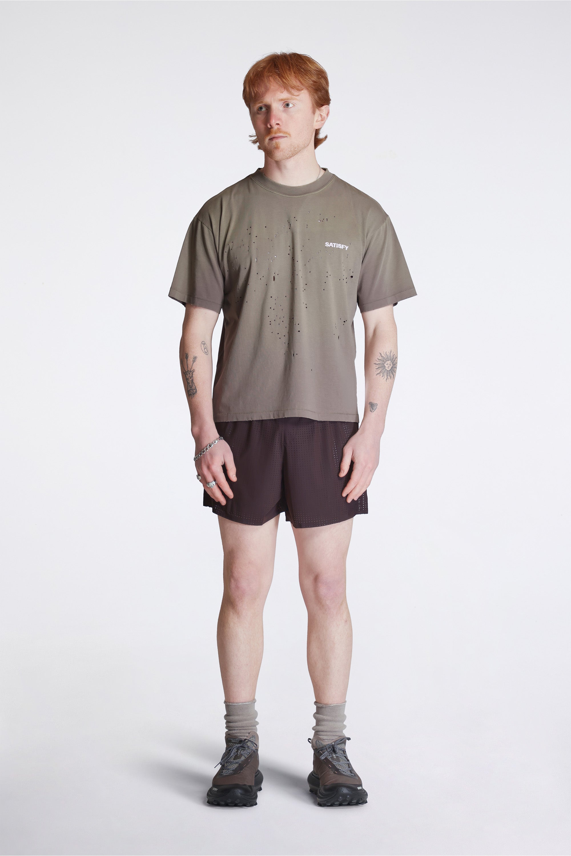 Space-O 5 Shorts Deep Mahogany