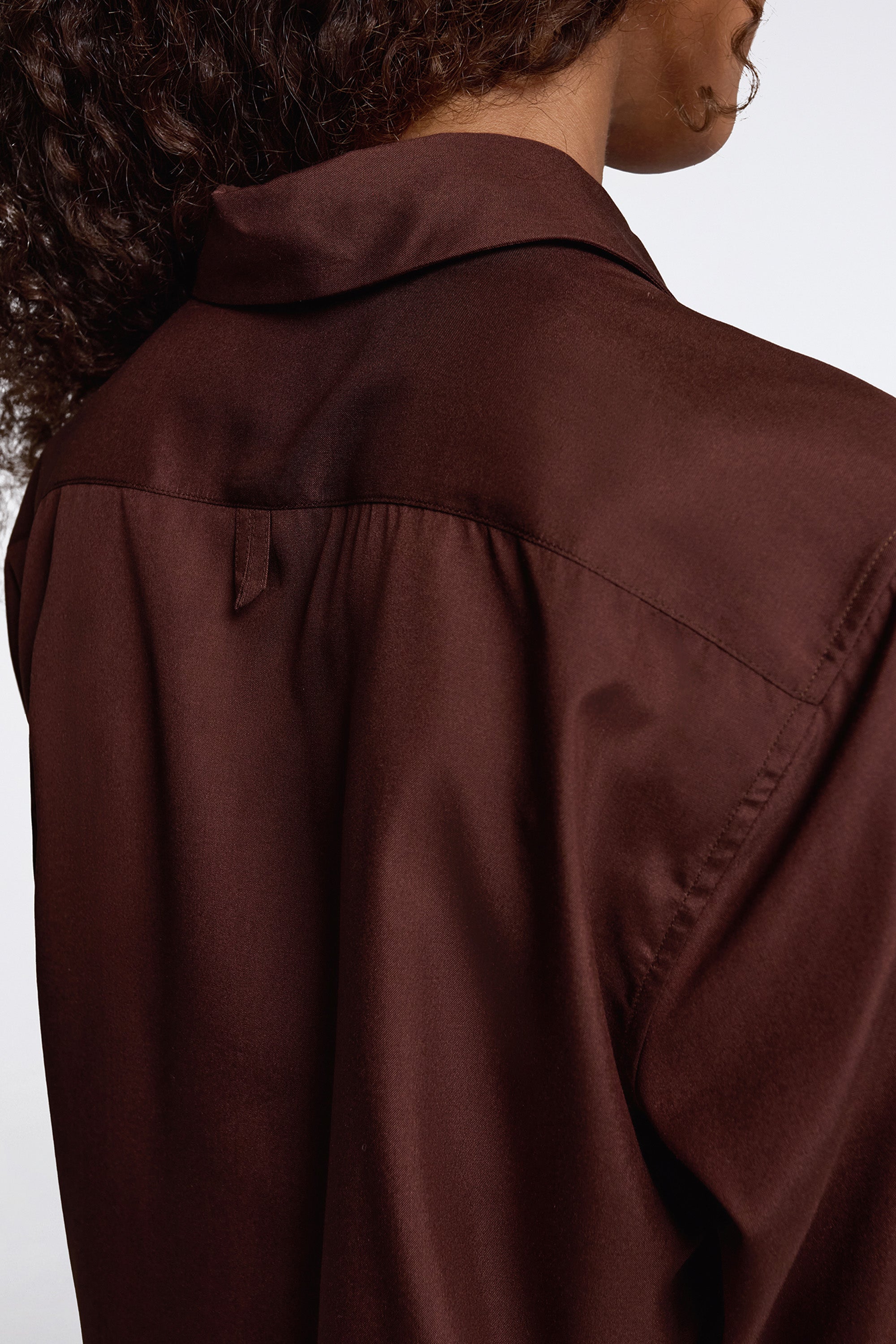 Simple Shirt Rich Brown