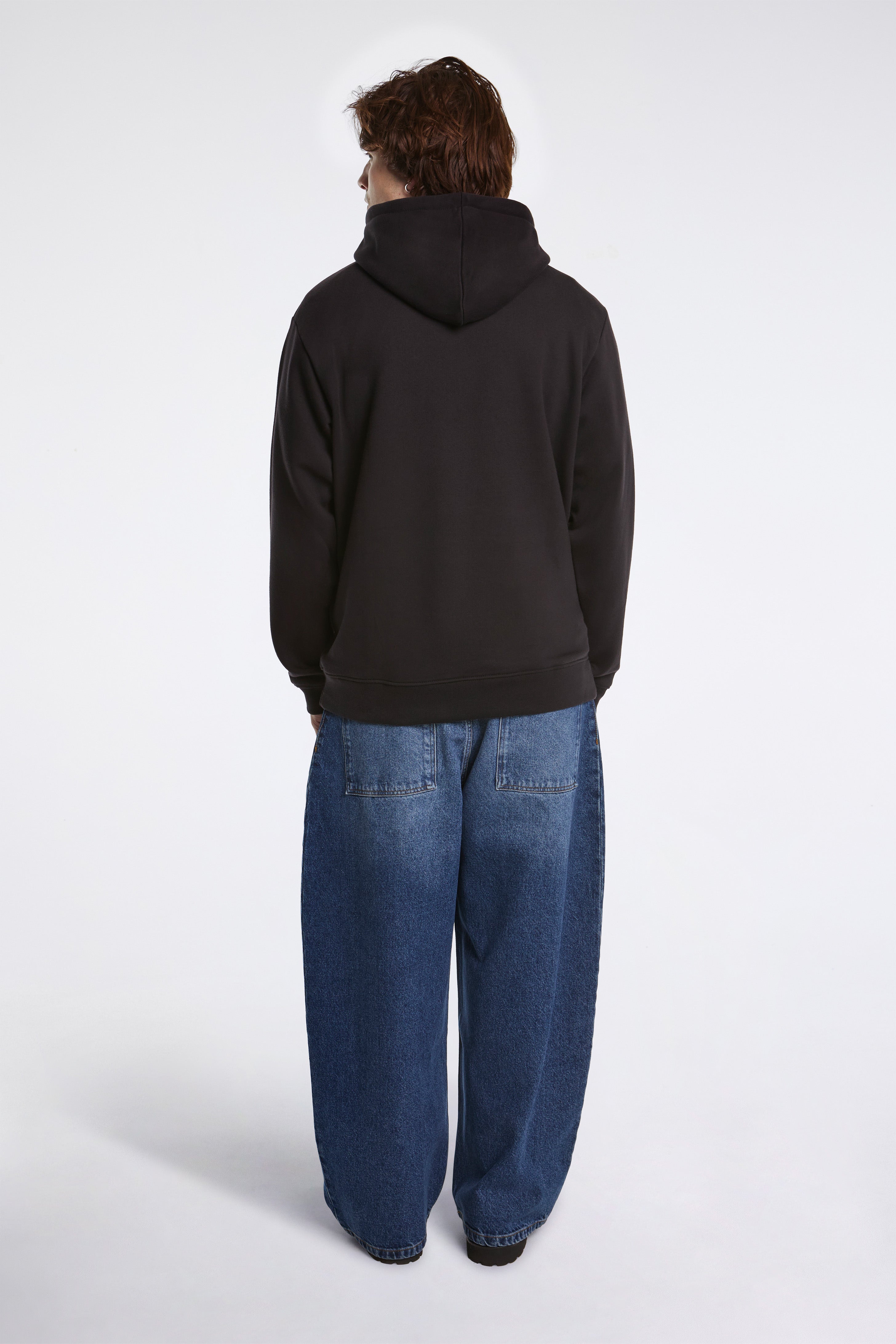 Alpine High Label Hoodie Black