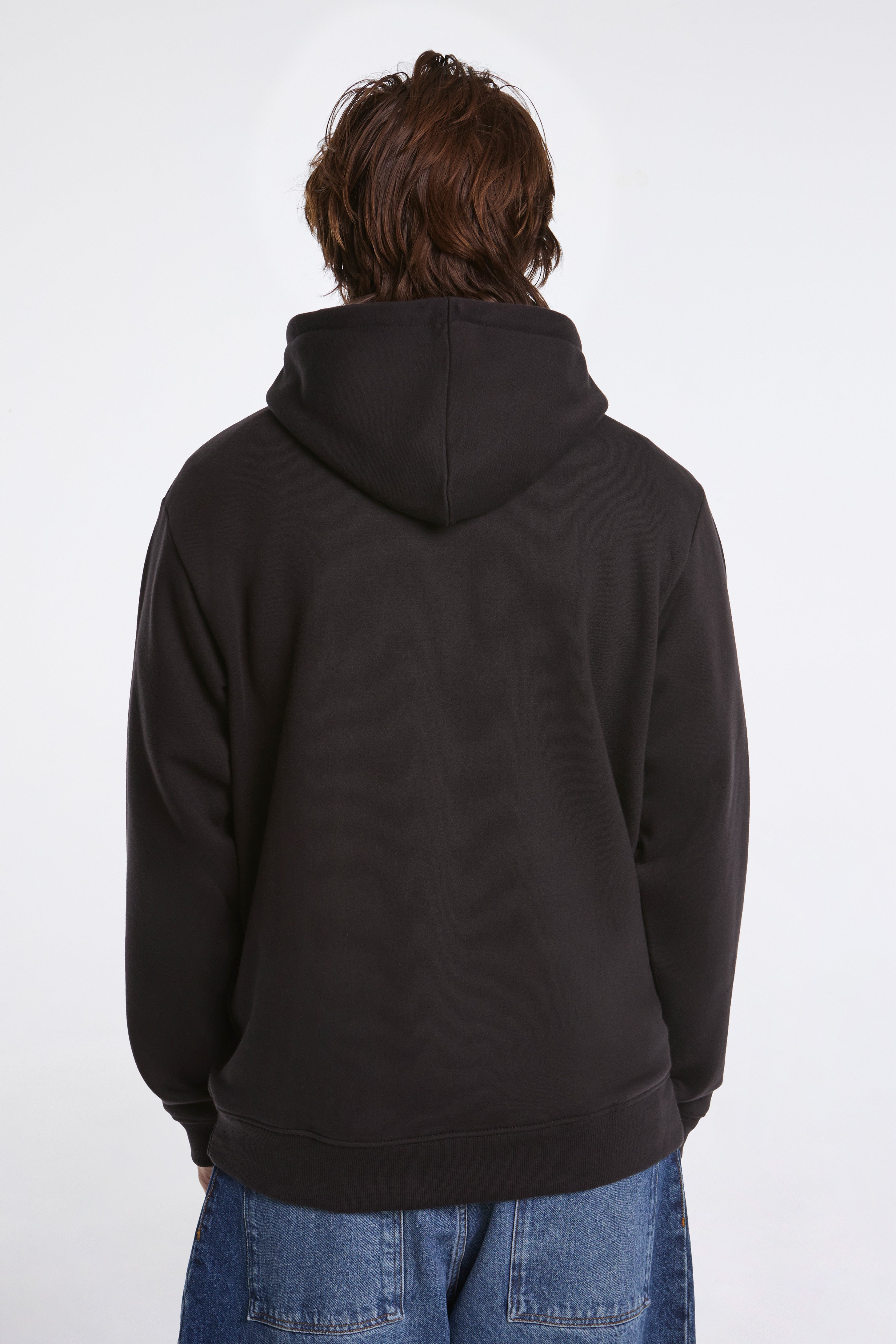 Alpine High Label Hoodie Black