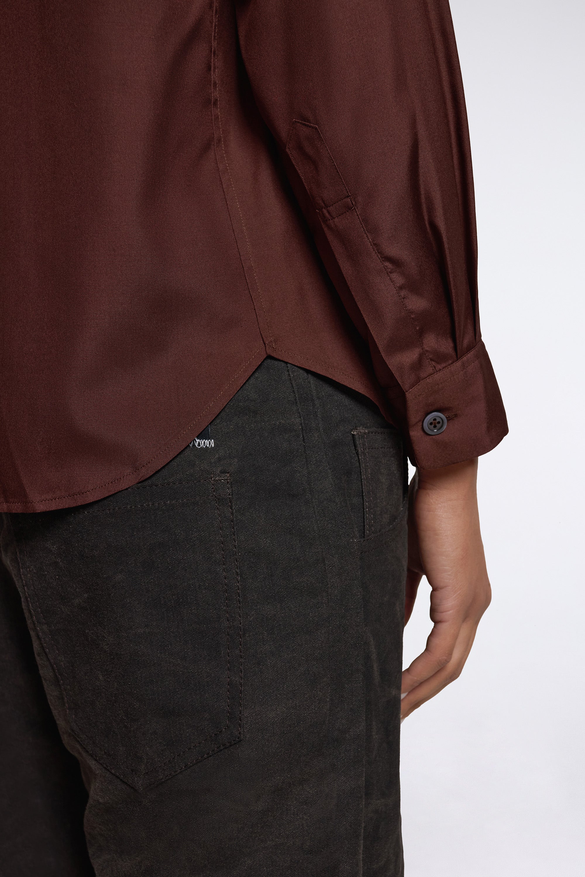 Simple Shirt Rich Brown