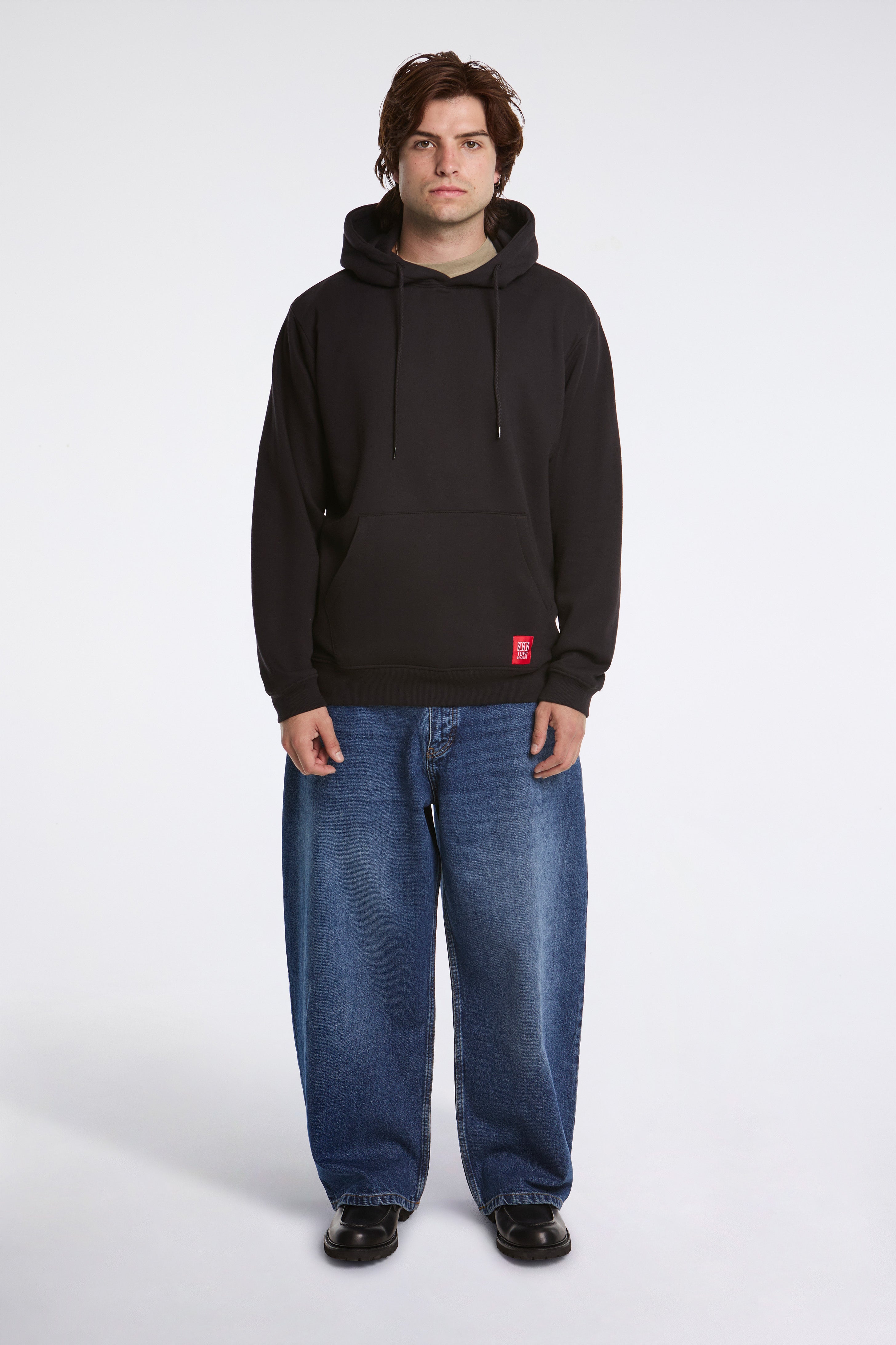 Alpine High Label Hoodie Black