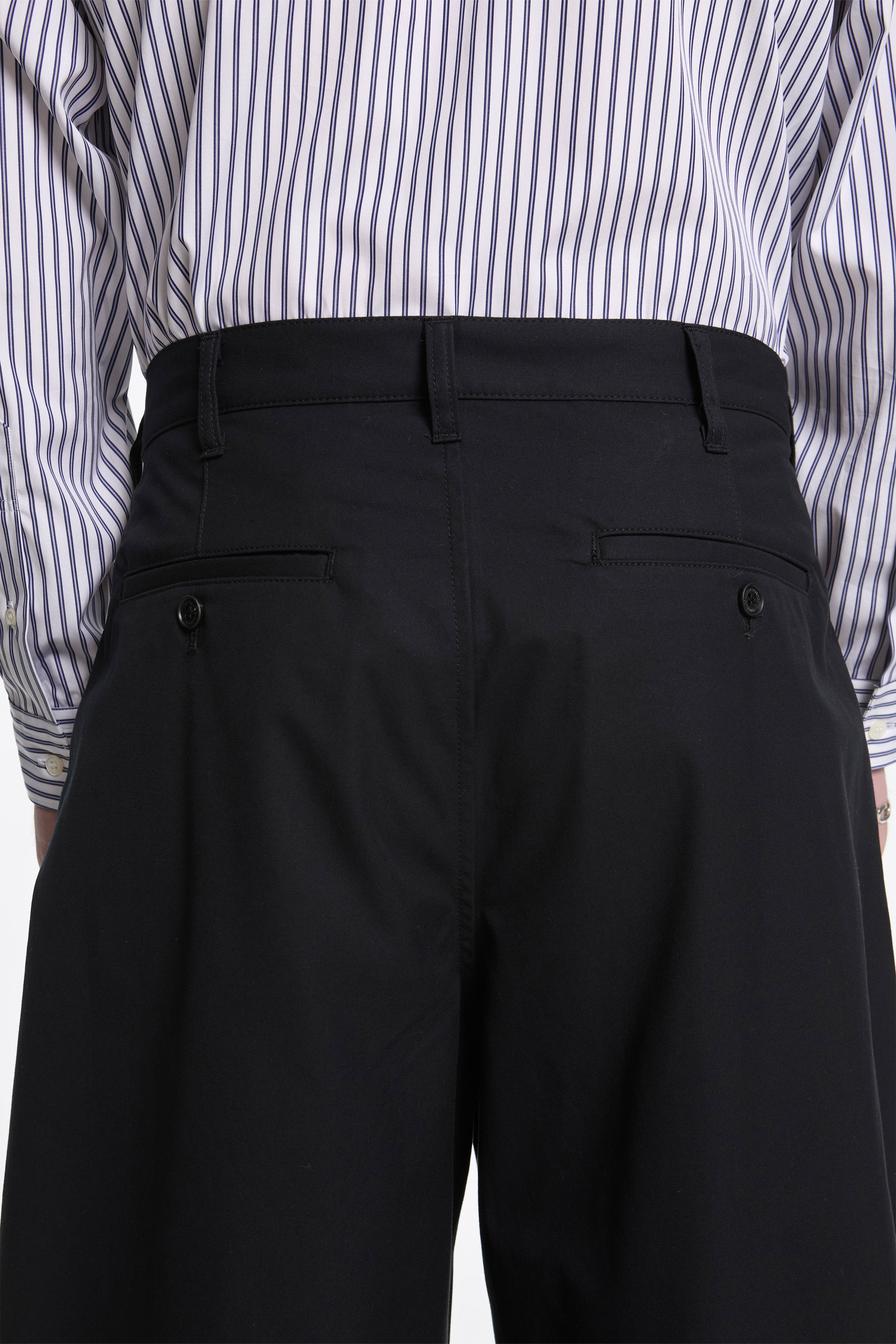Panelled Trouser Black