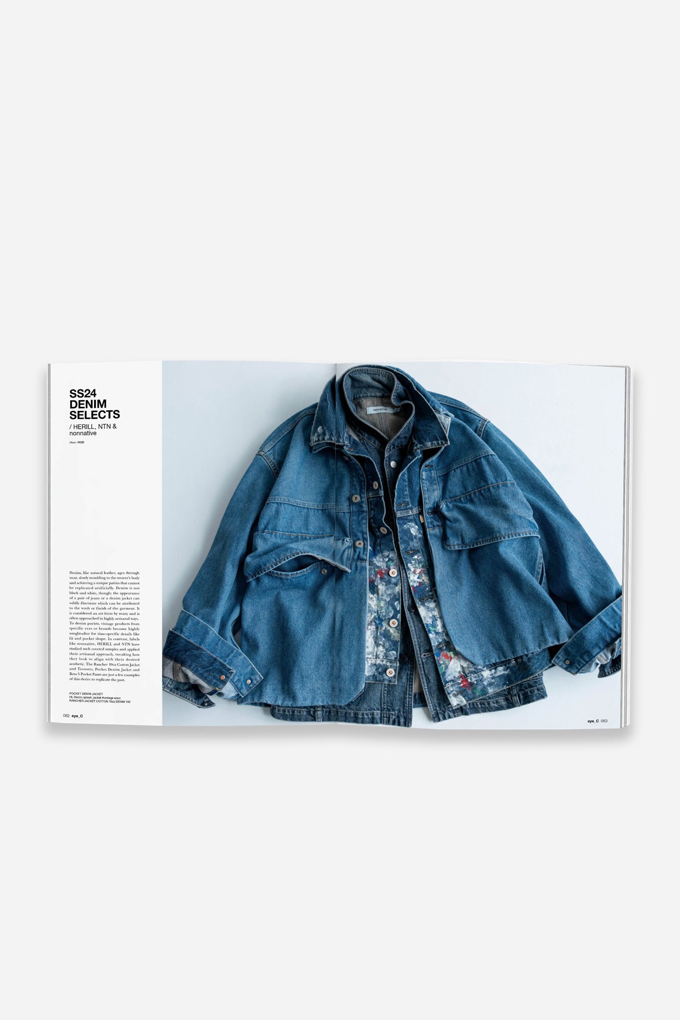 eye_C No.10 'New Dawn II' Cover 3 Navy Navy Blue