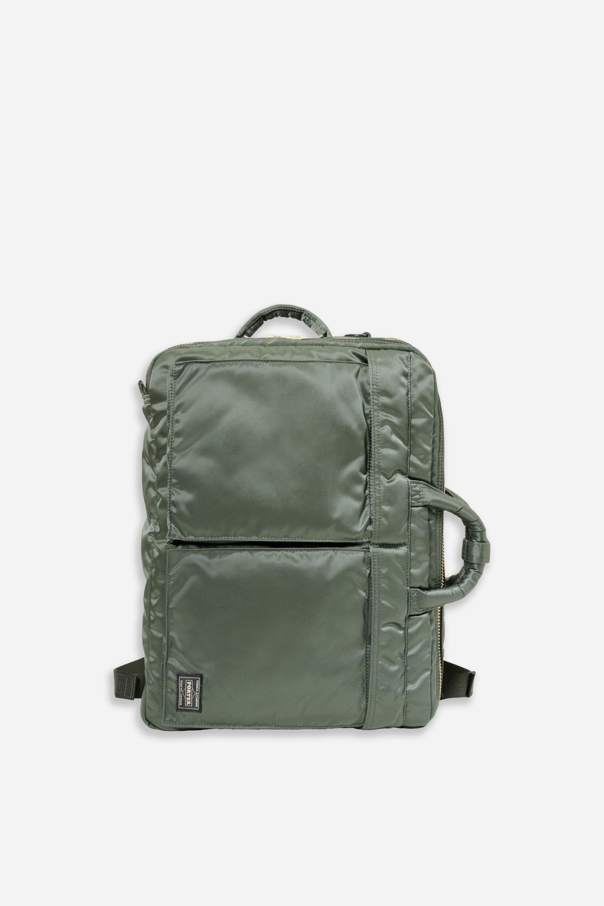 New Tanker 3Way Document Bag Sage Green