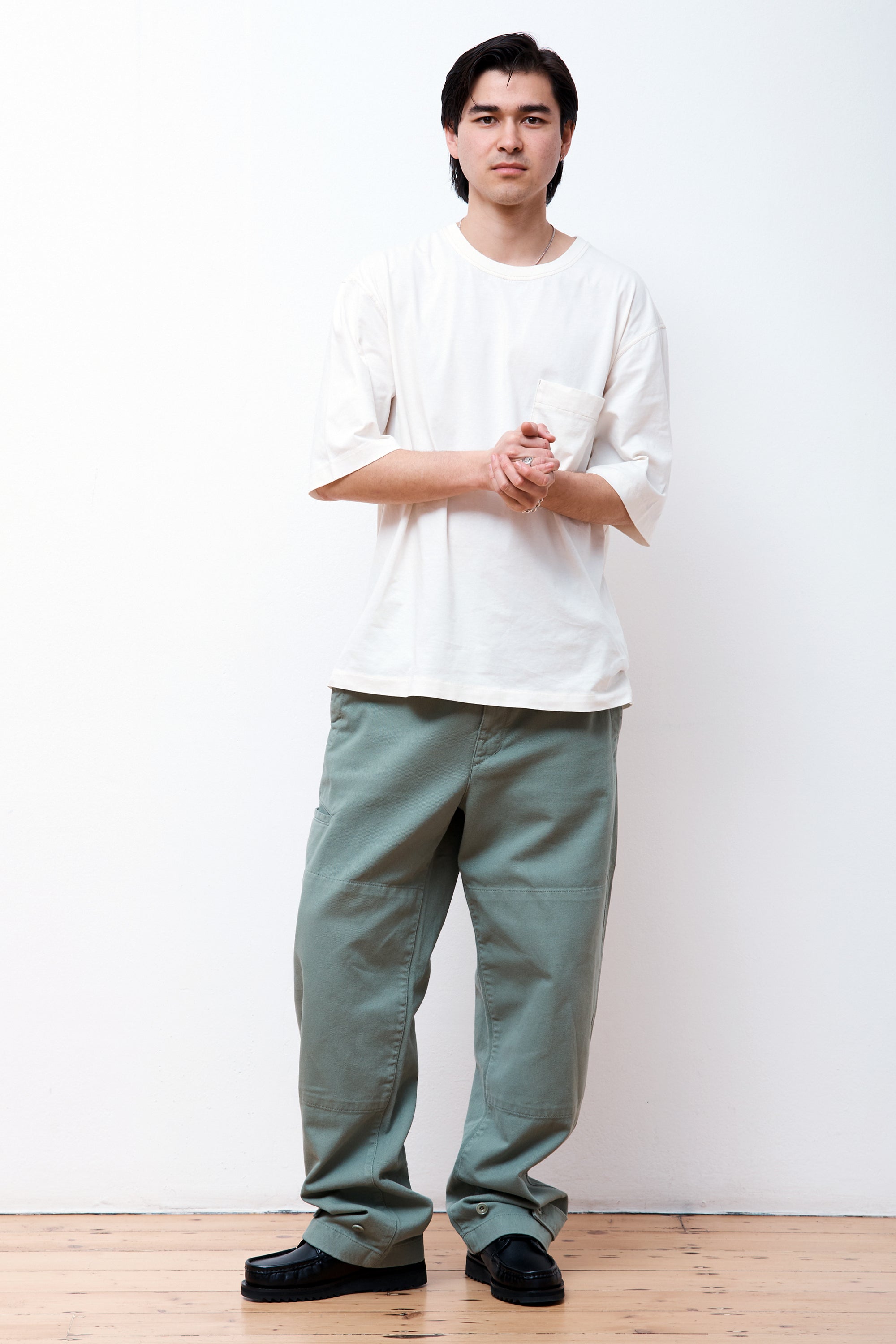 Military Pants Hedge Green