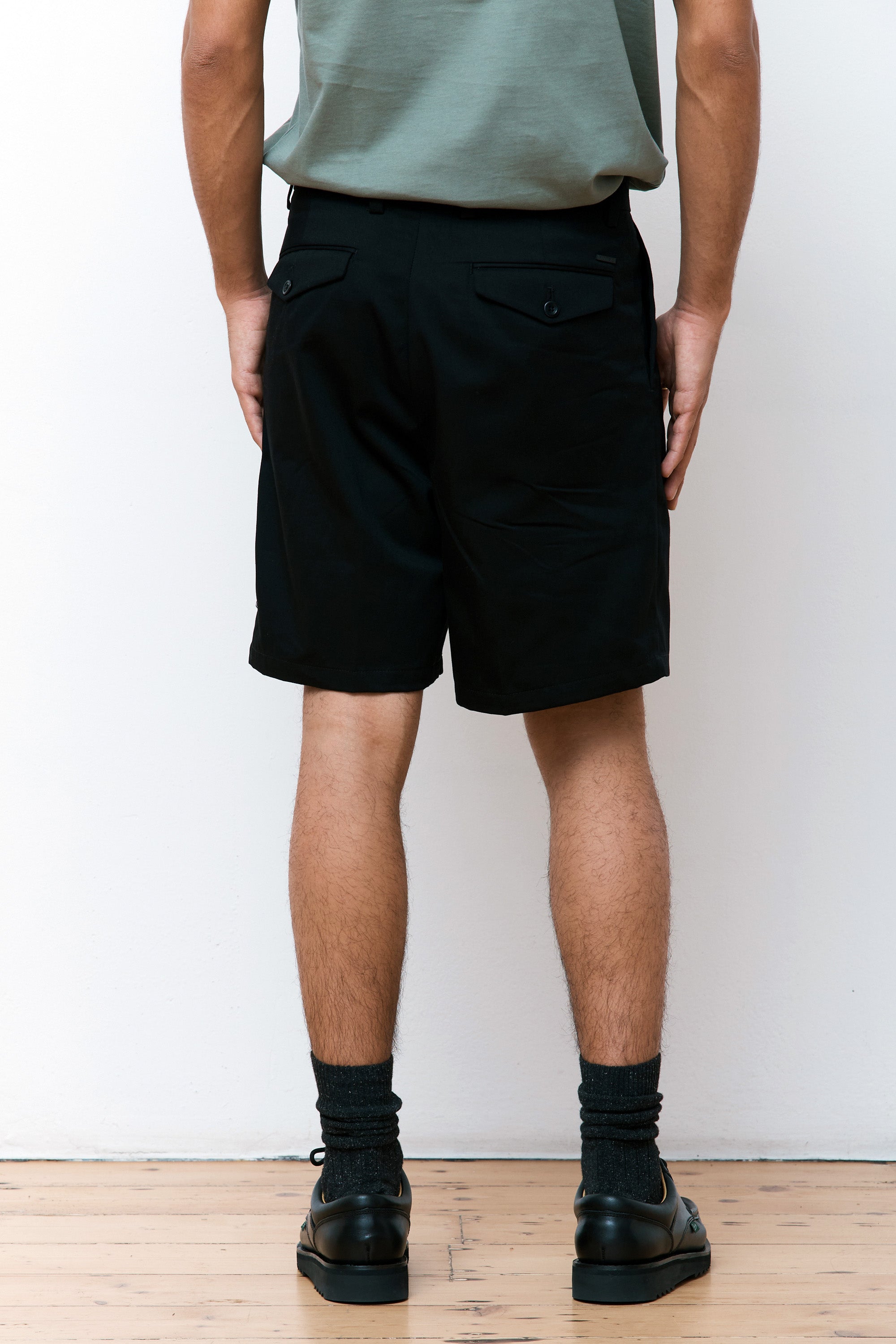 Christopher Gabardine Short Black