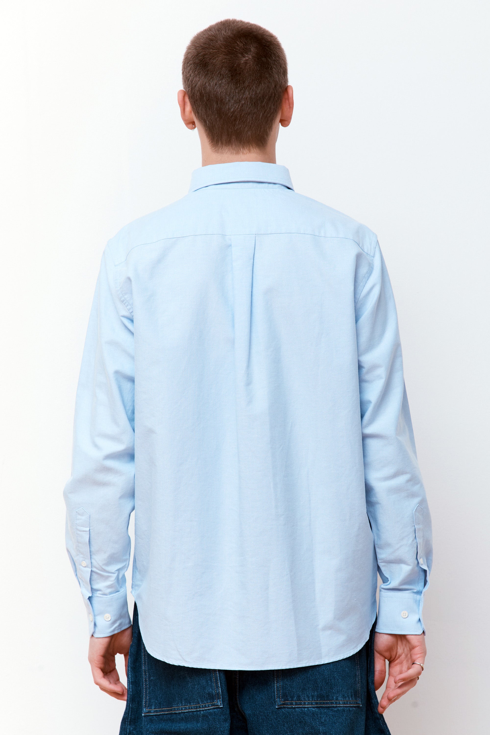 Algot Oxford Monogram Pale Blue