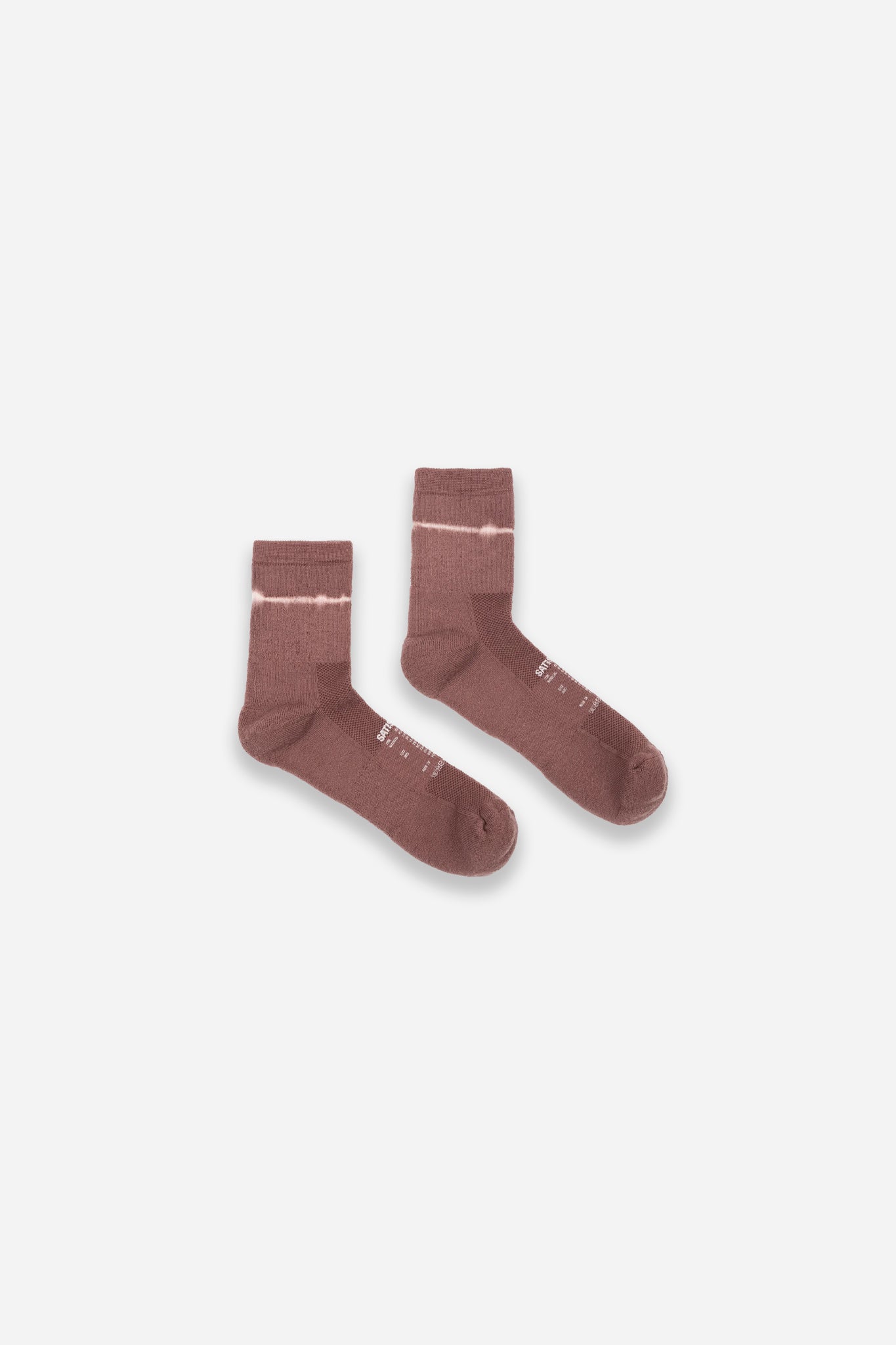 Merino Tube Socks Cedar Tie-Dye