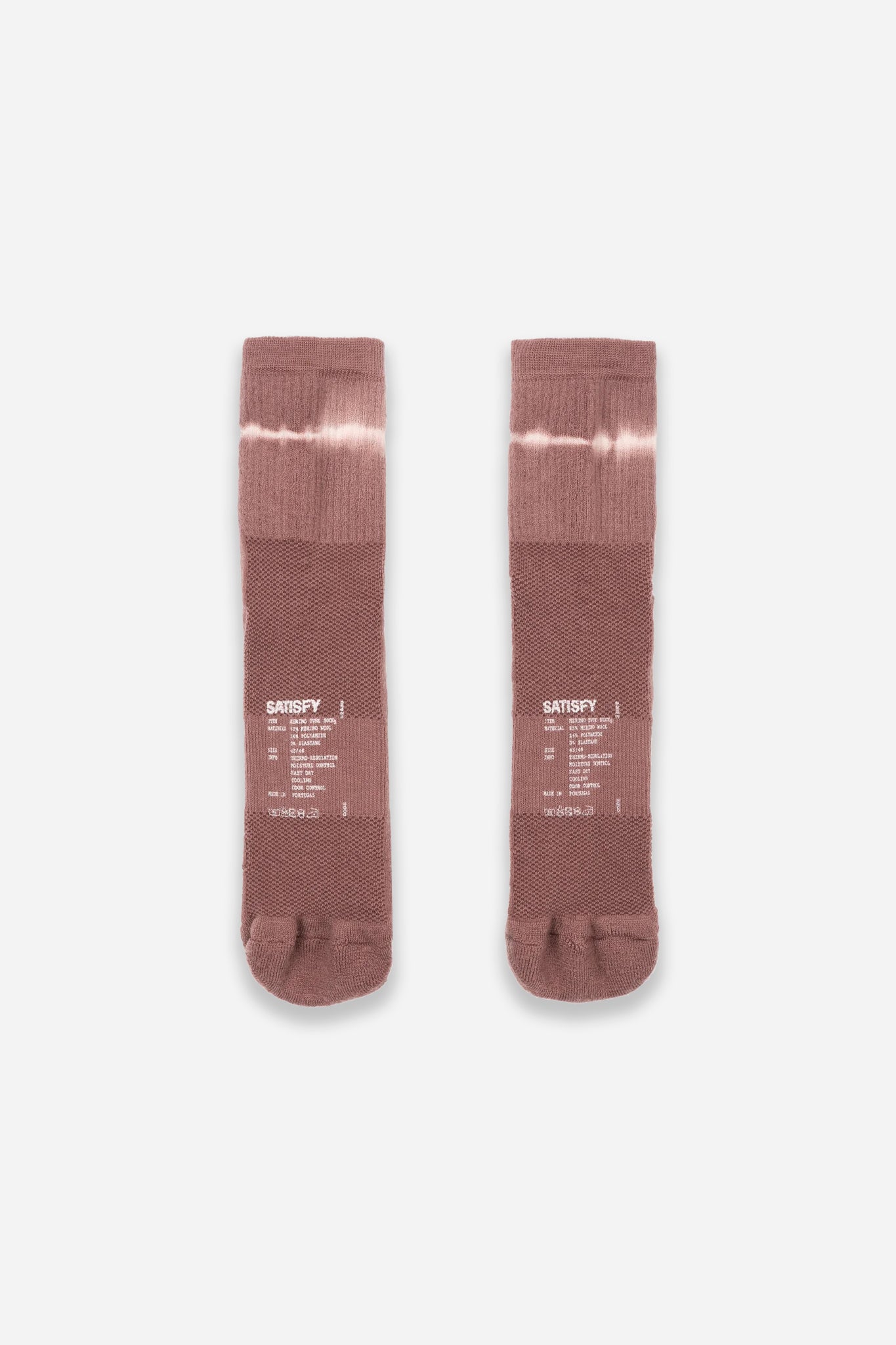 Merino Tube Socks Cedar Tie-Dye