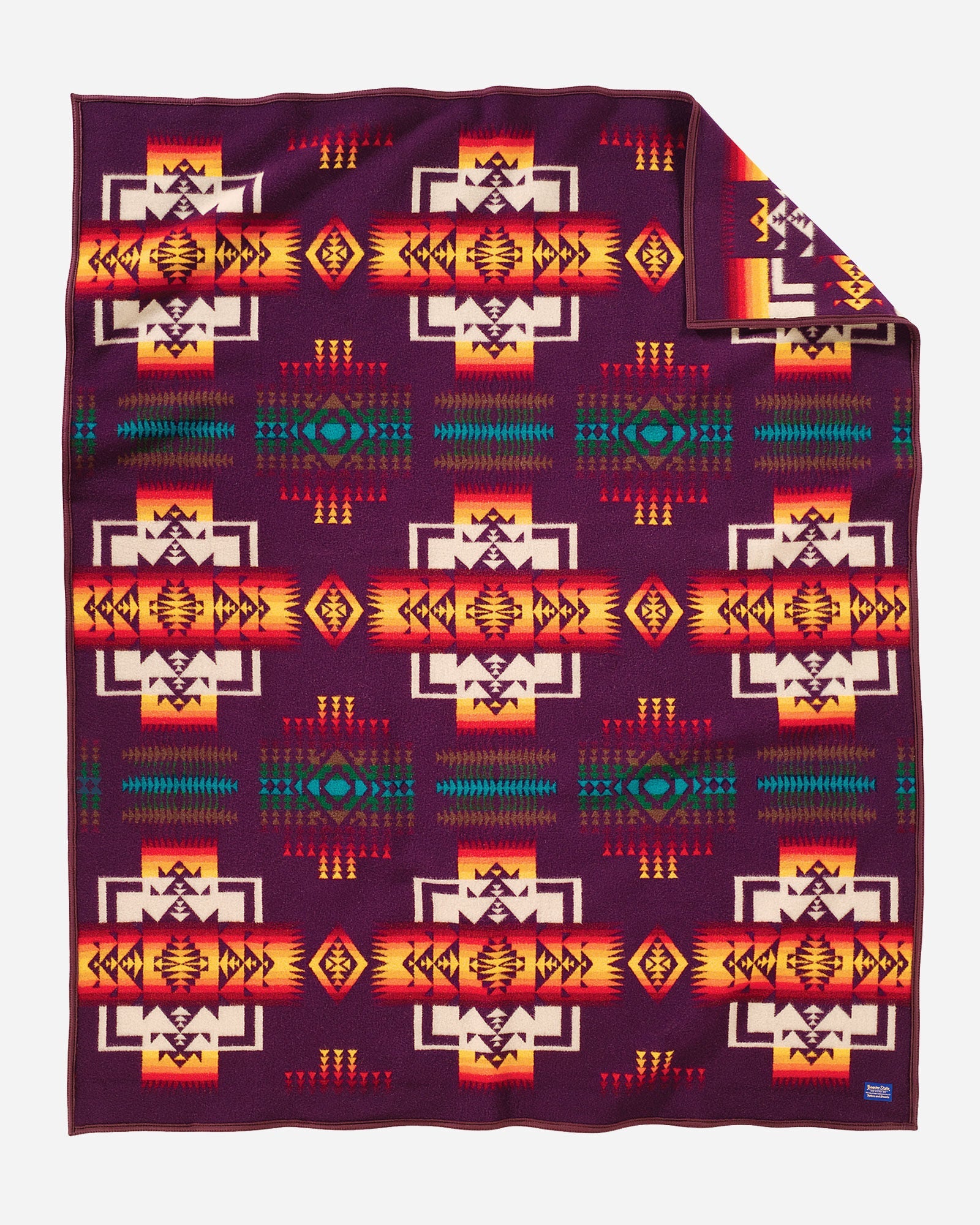 Chief Joseph Blanket Maroon