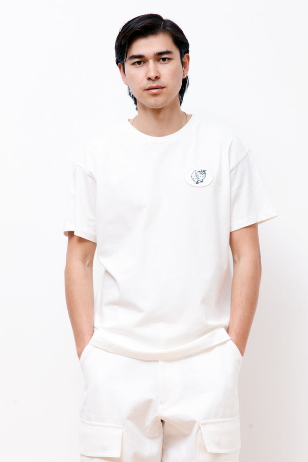Alastair Mckimm Workwear T-Shirt Knit White
