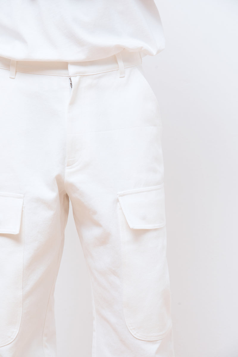 Alastair Mckimm Workwear Pants Woven White