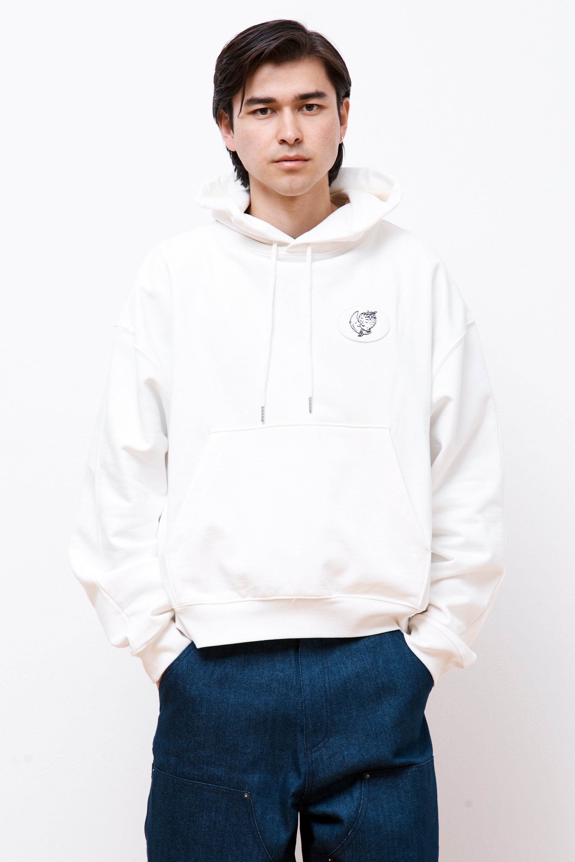 Alastair Mckimm Workwear Hoodie Knit White