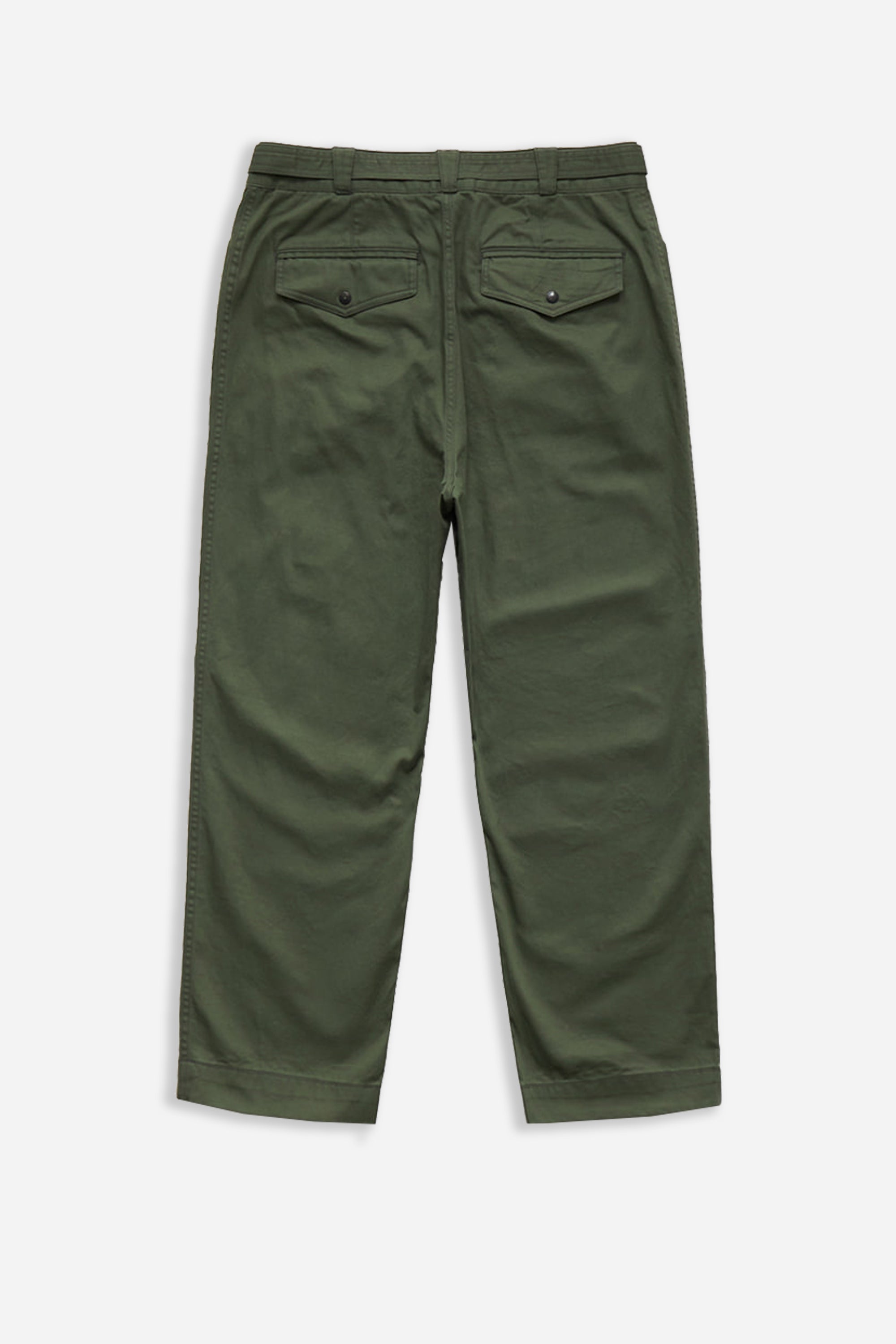 Airforce Belted Pants Olive Backsatin