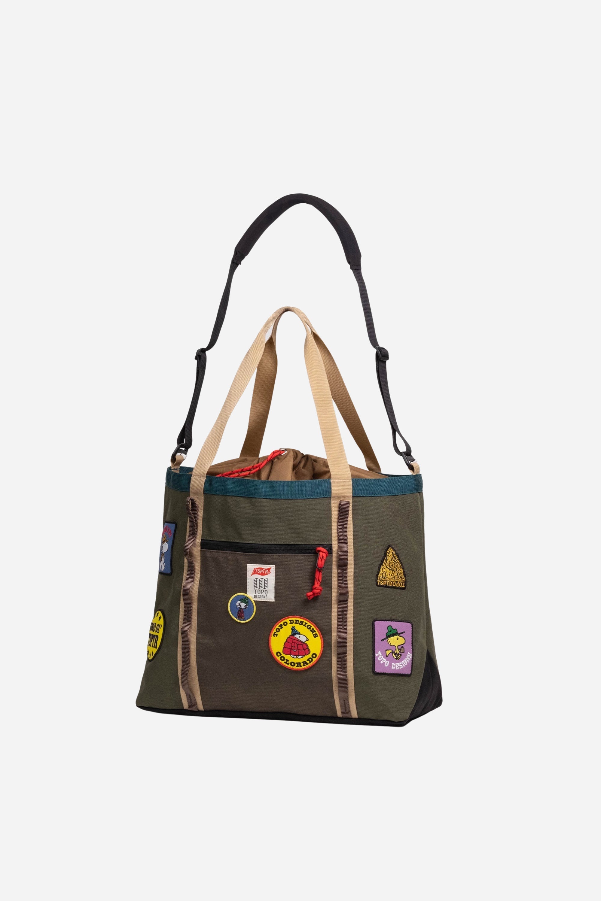 Topo Designs x TSPTR Mountain Utility Tote Olive/Woodland