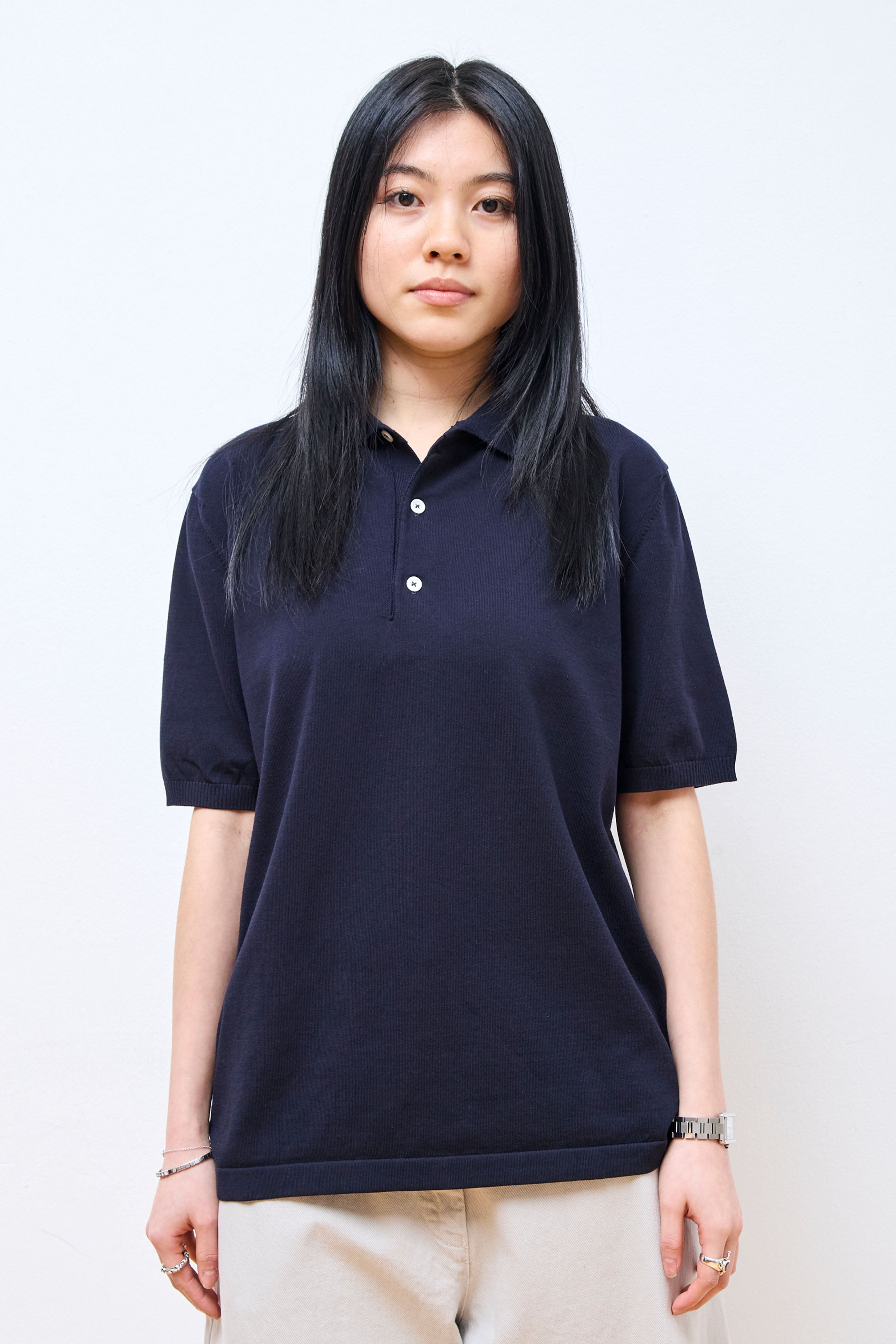 Polo Short Navy Blue