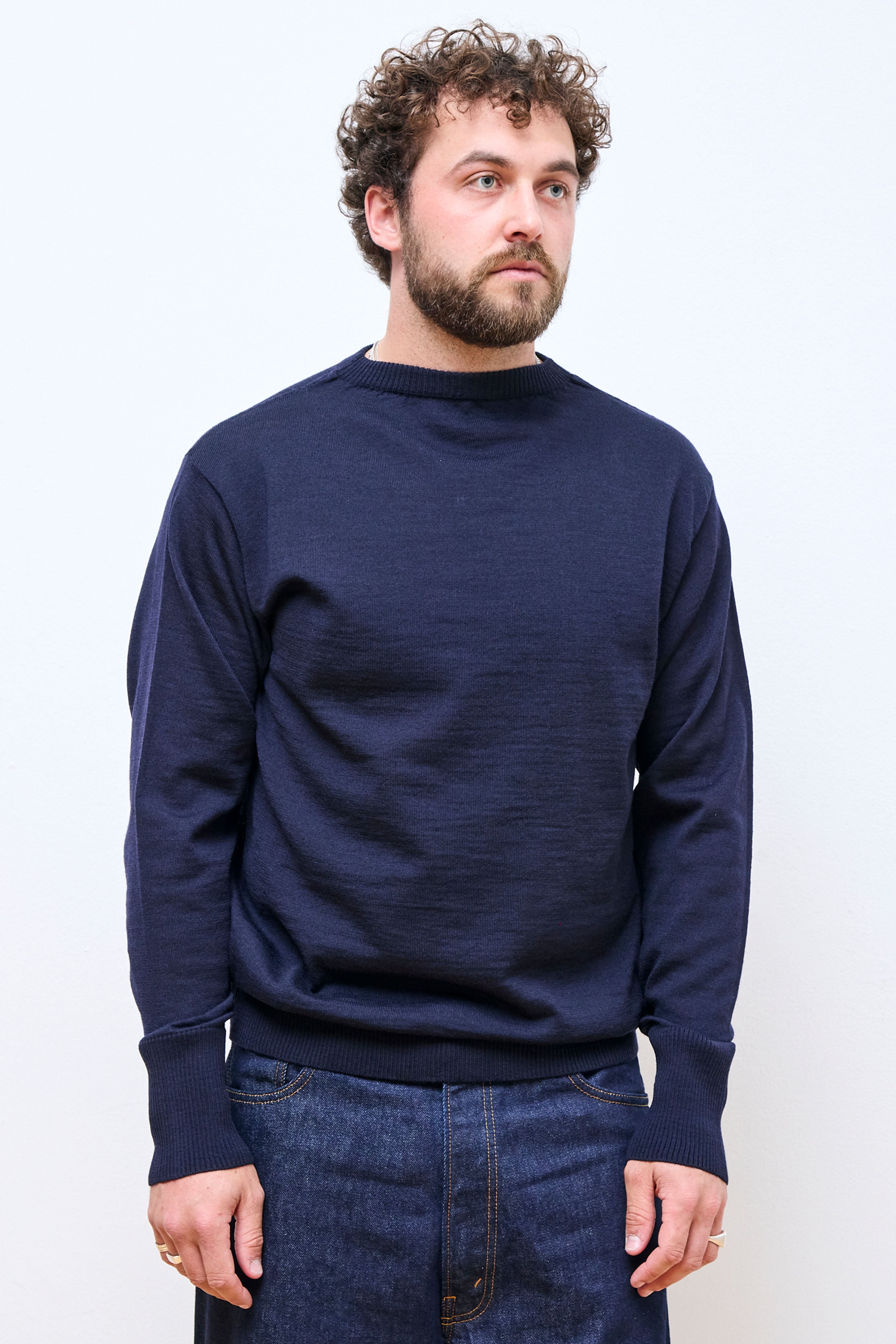 Marine Crewneck Navy Blue