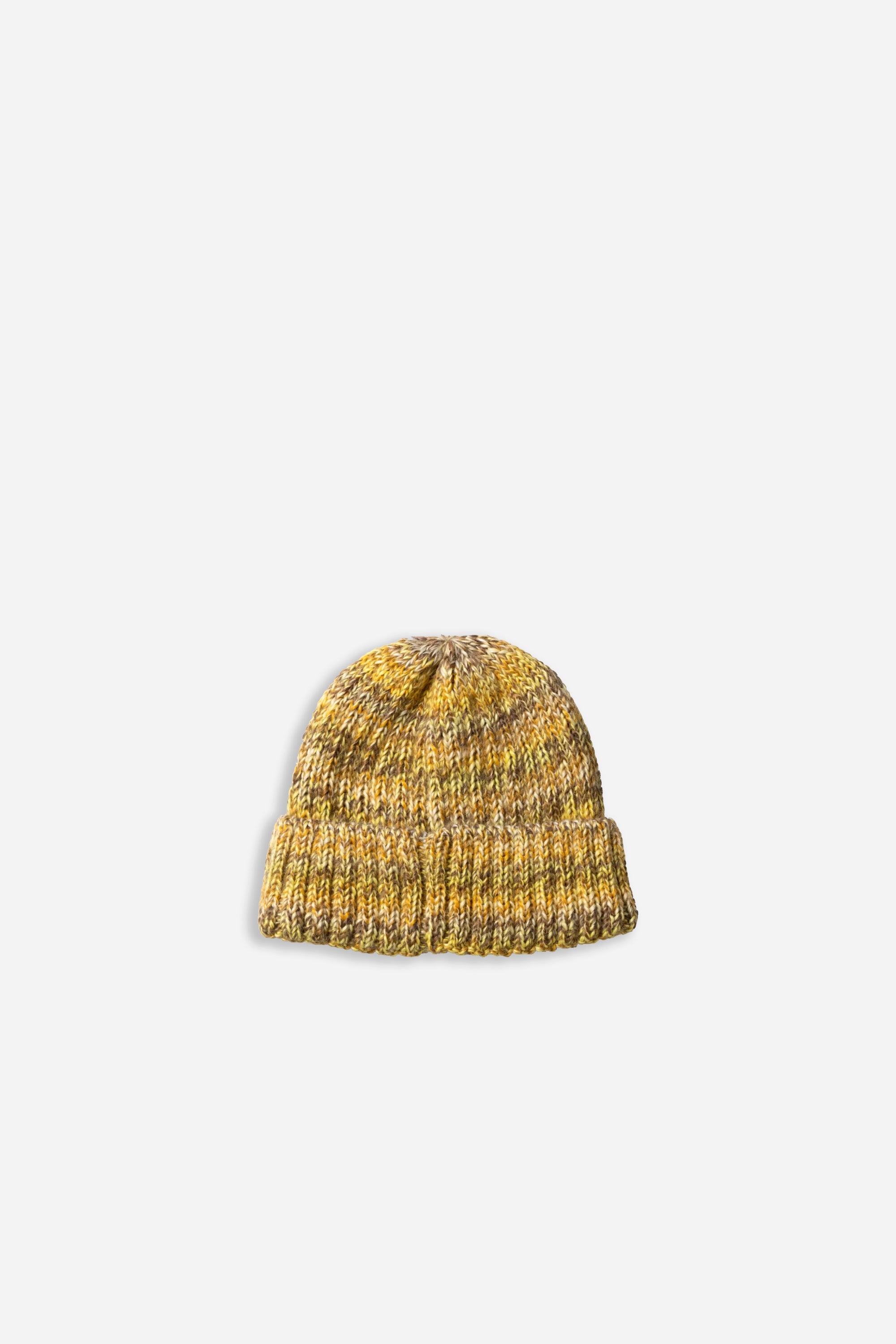 Rib Knit Space Dye Beanie Lime