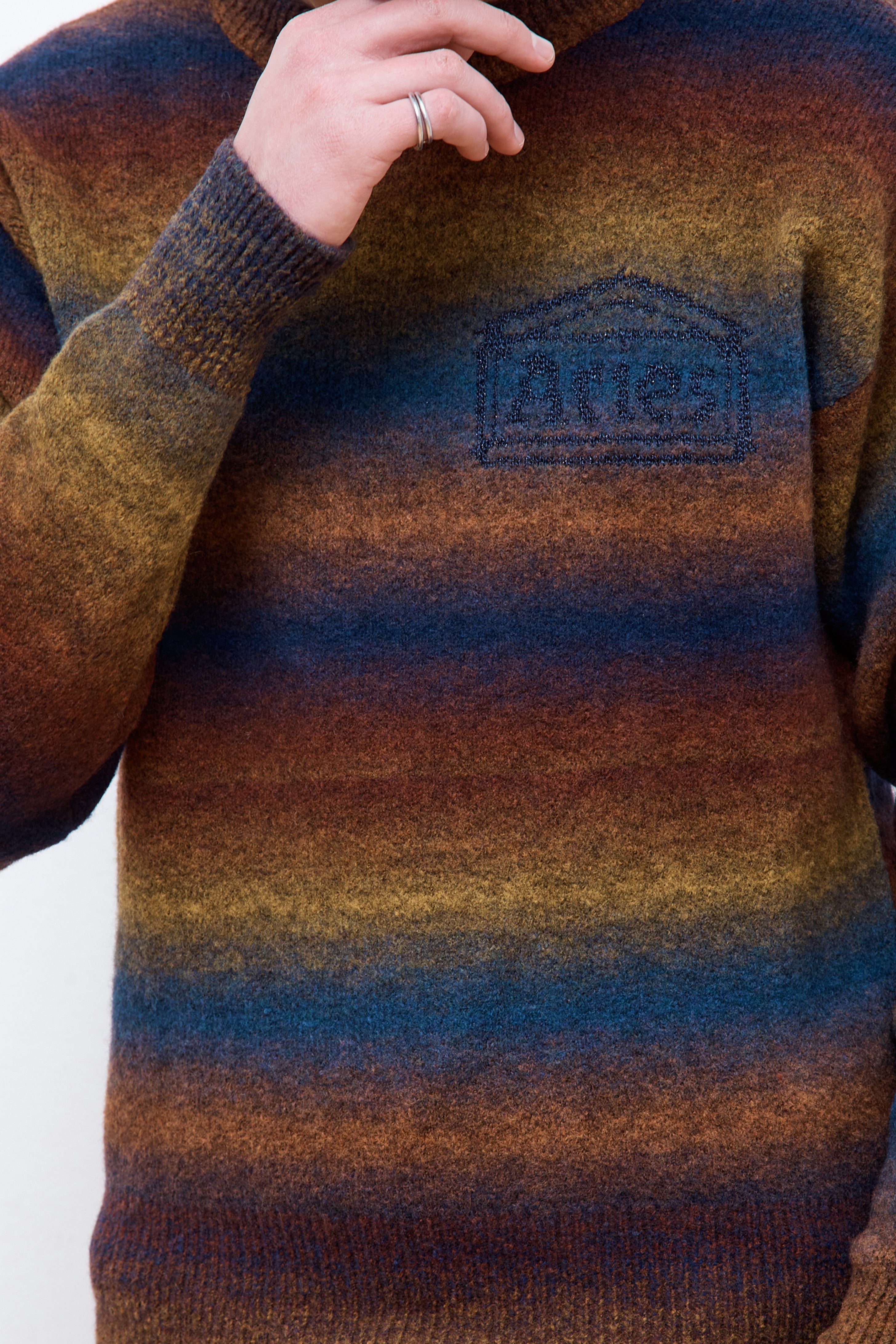 Boucle Space Dye Knit Multi