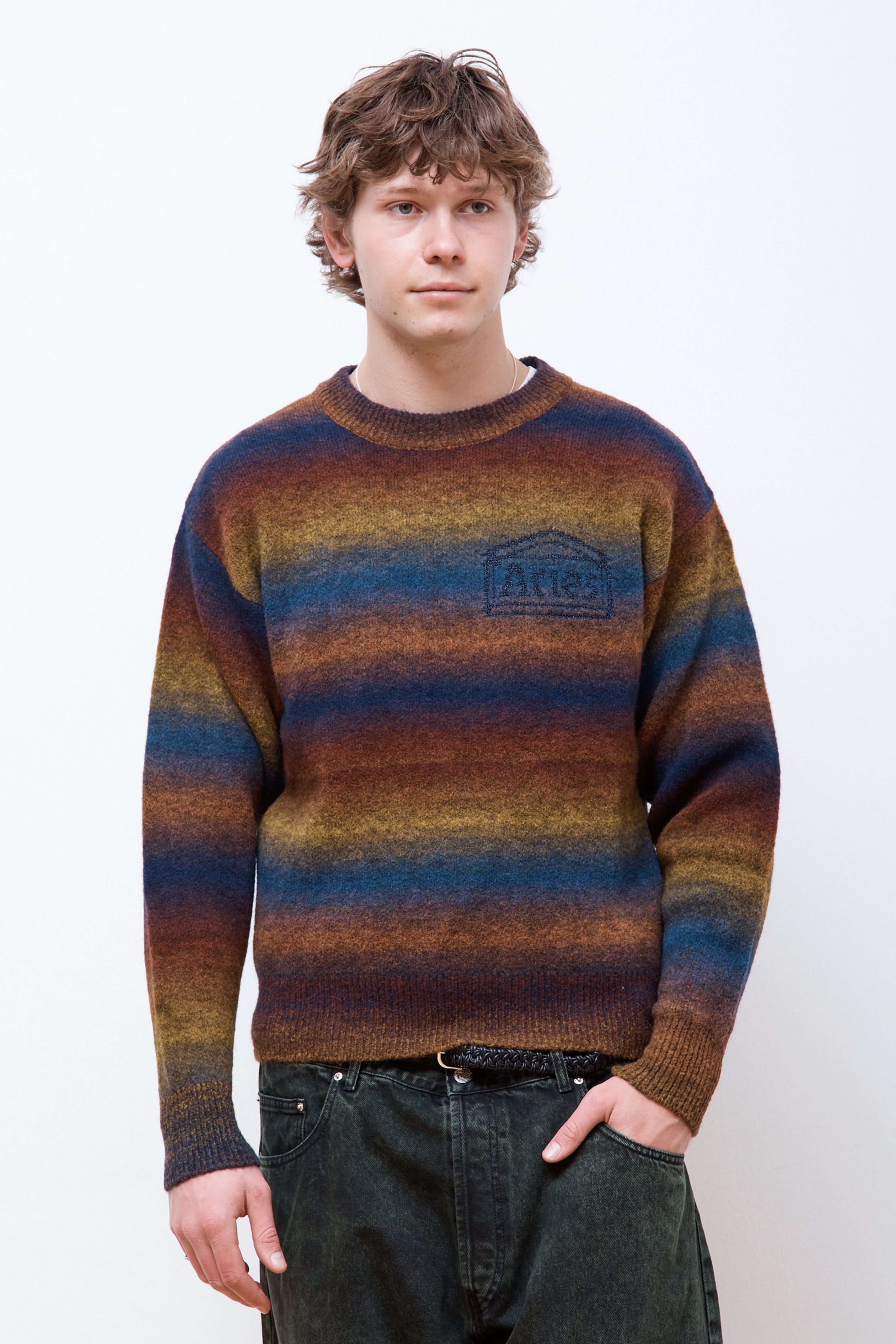 Boucle Space Dye Knit Multi