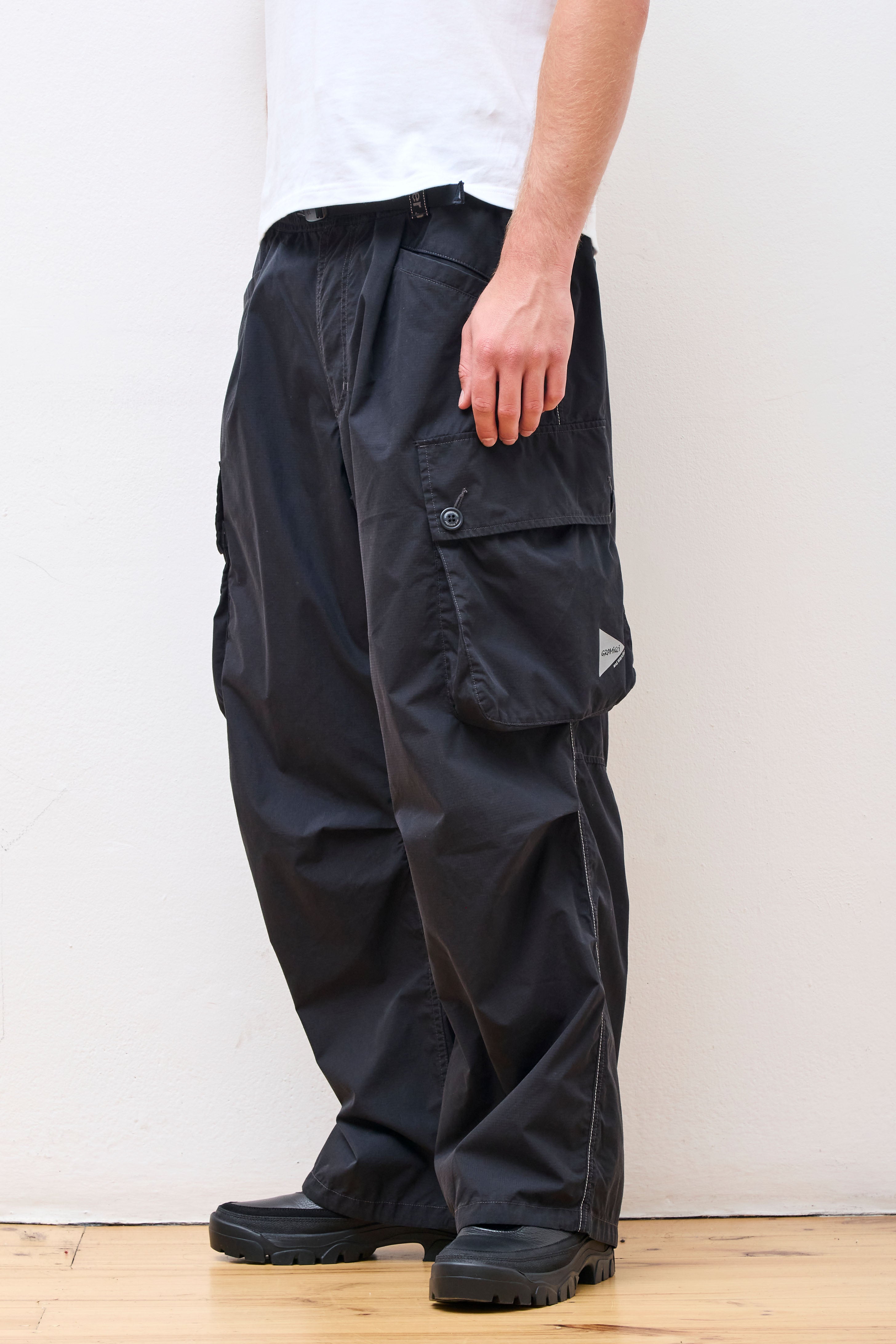 AW Military Wide Pant Black