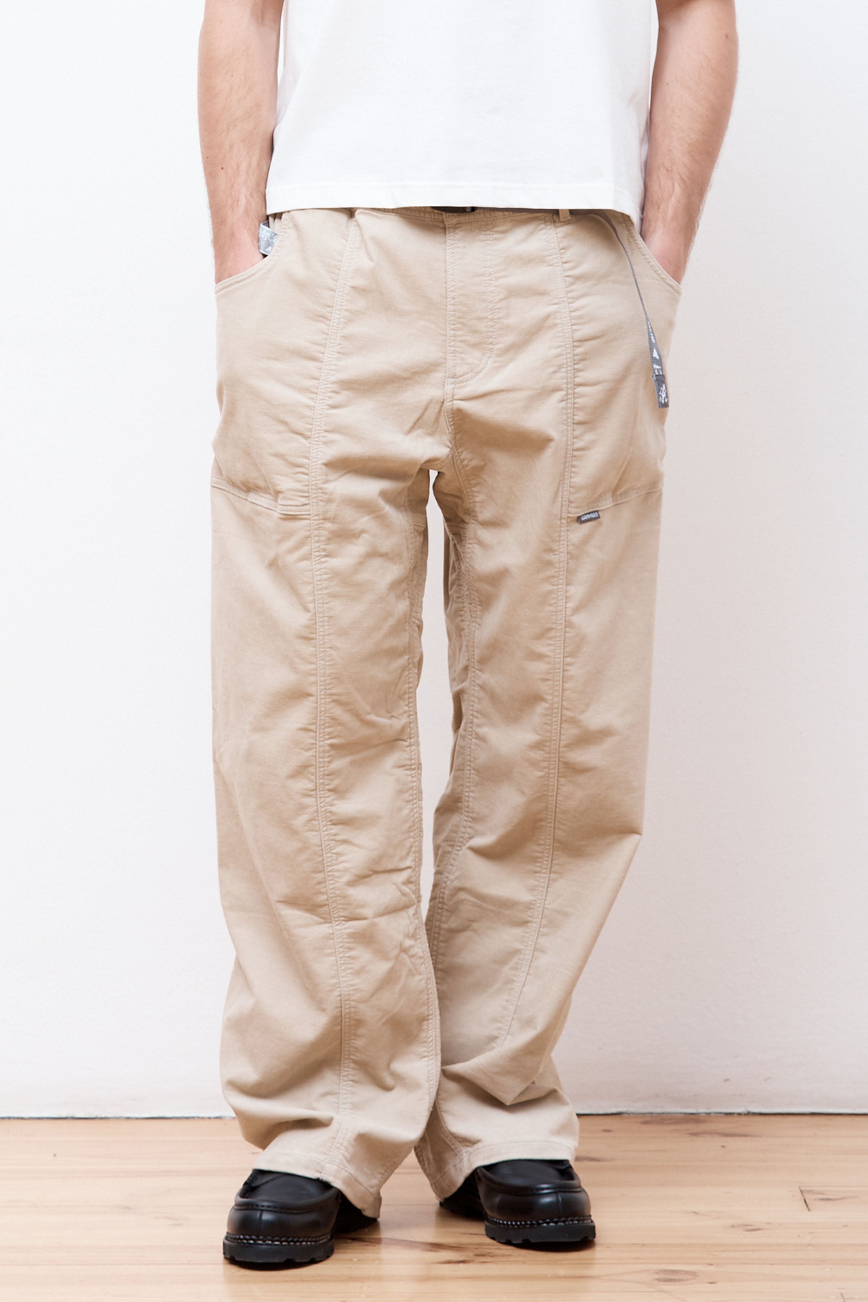 AW JQ Tape Corduroy Gadget Pant Beige