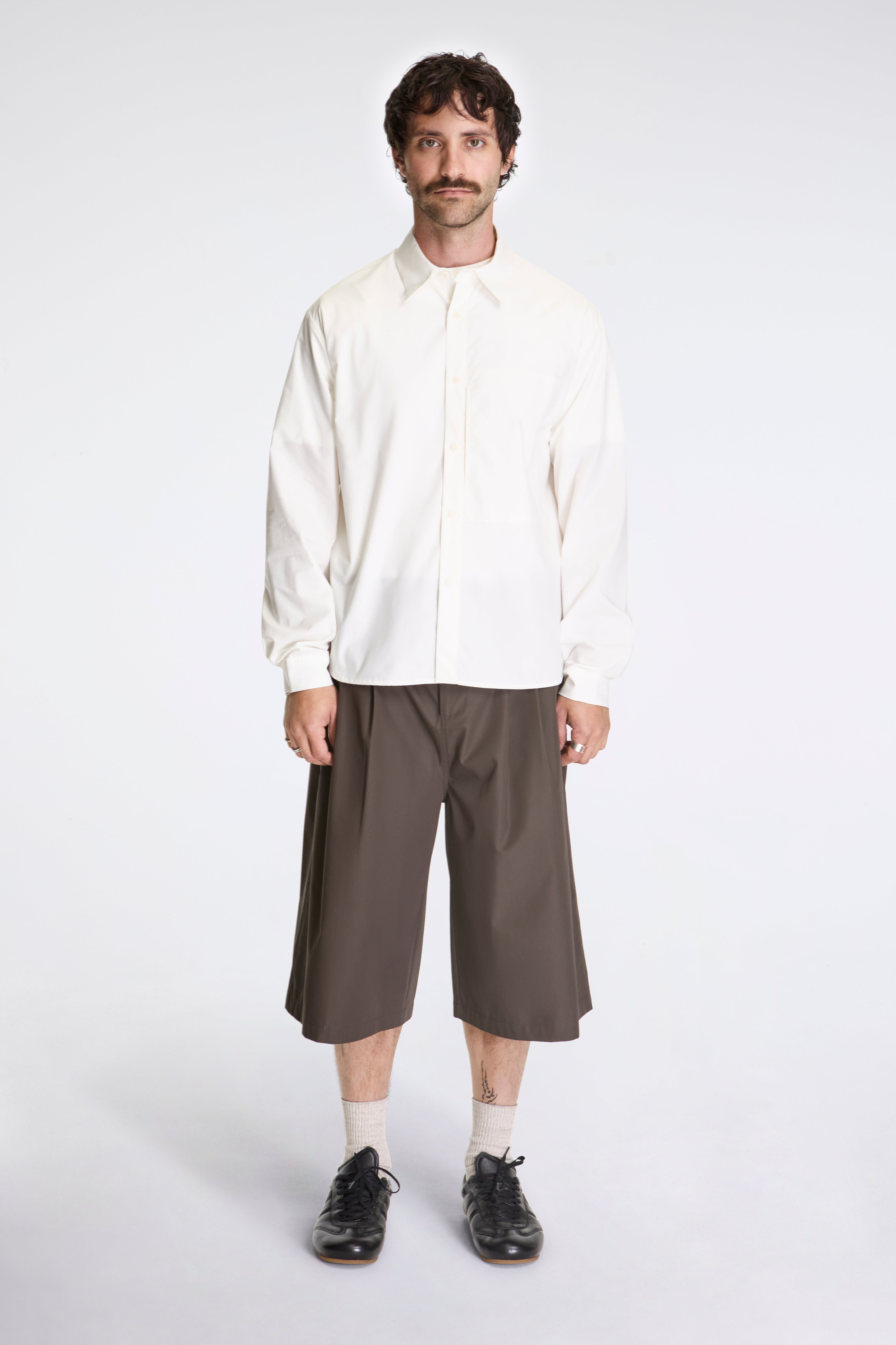 Basic Pocket Shirts Ivory