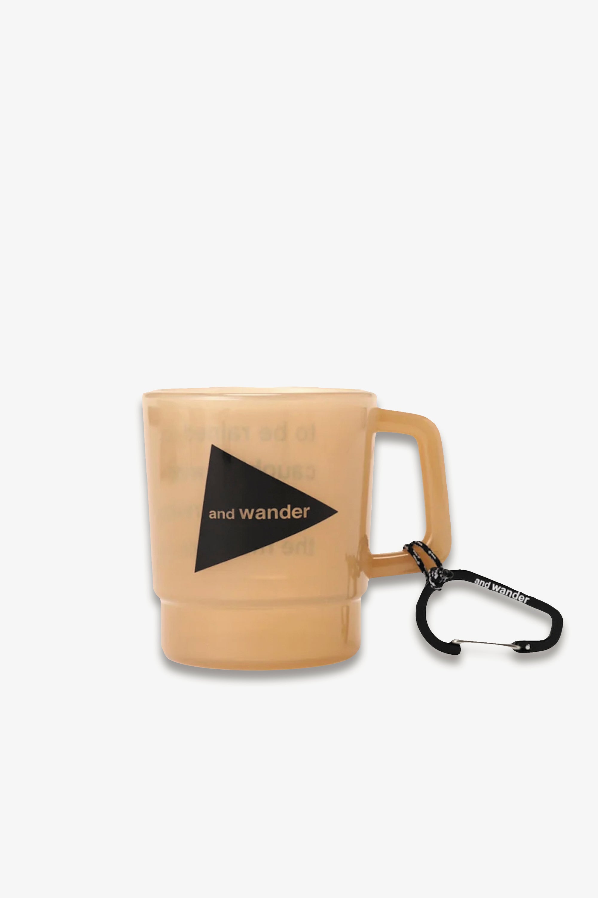 And Wander Logo Mug Beige