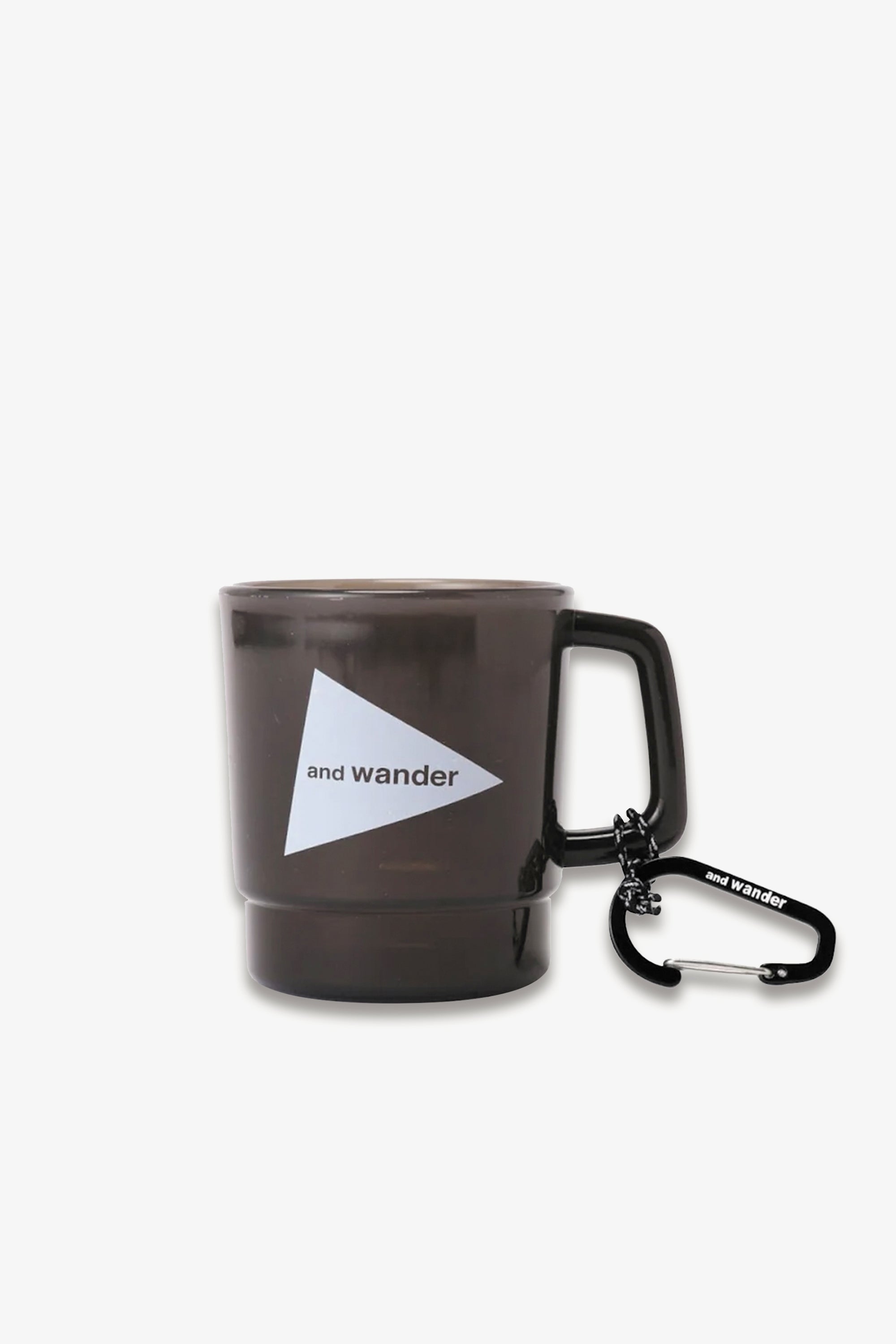 And Wander Logo Mug Black