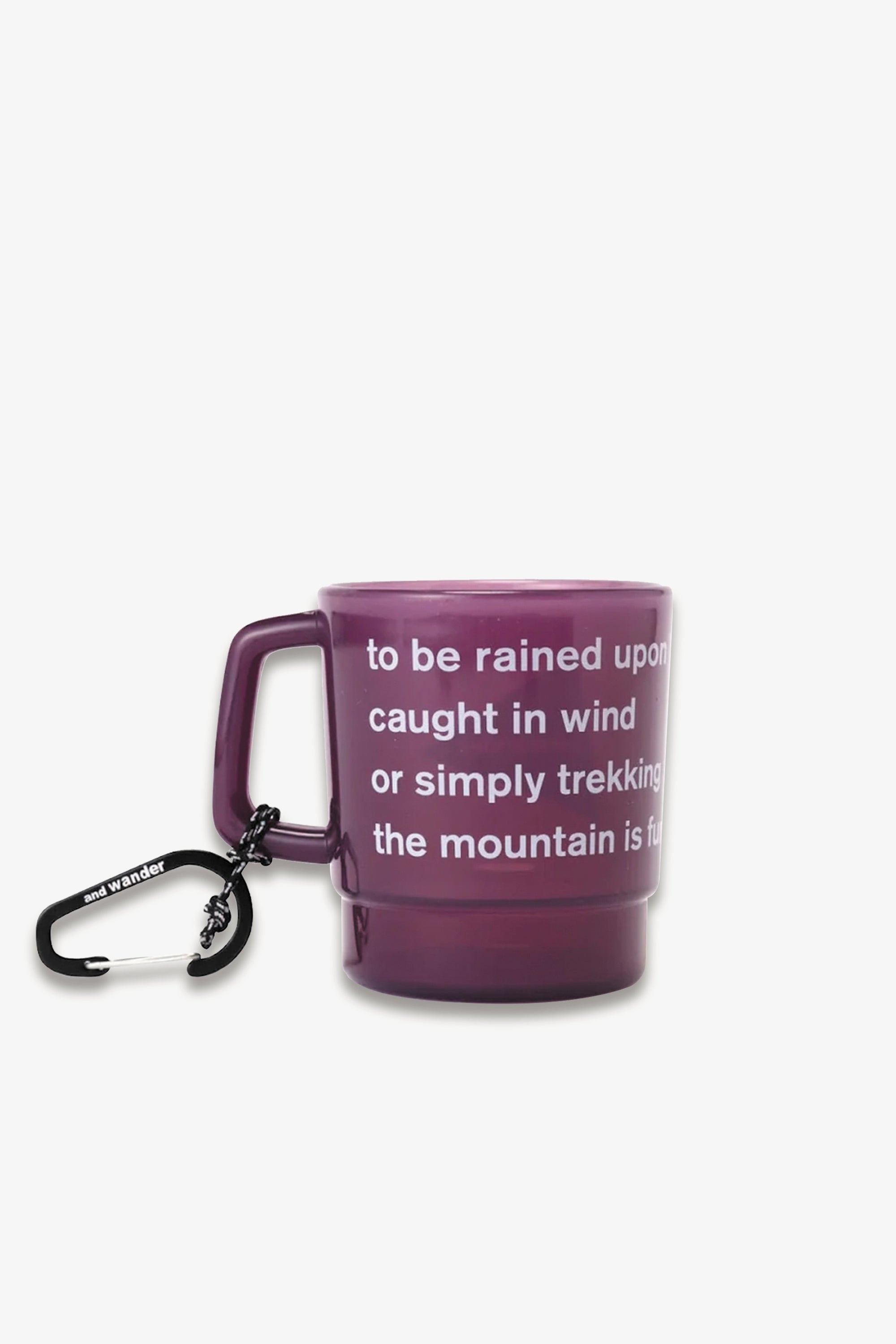 And Wander Logo Mug Purple