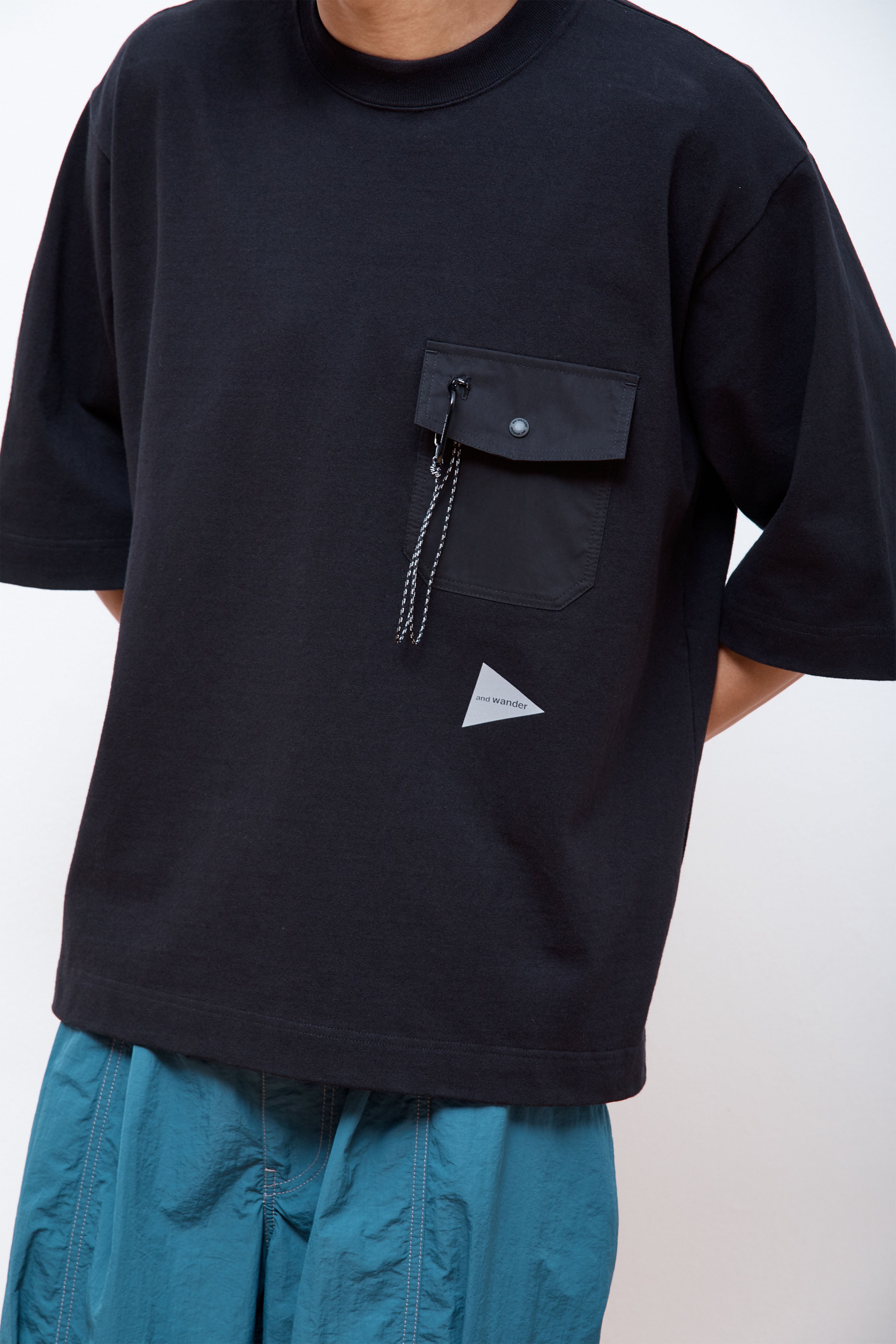 Heavy Cotton Pocket HS T-Shirt Black