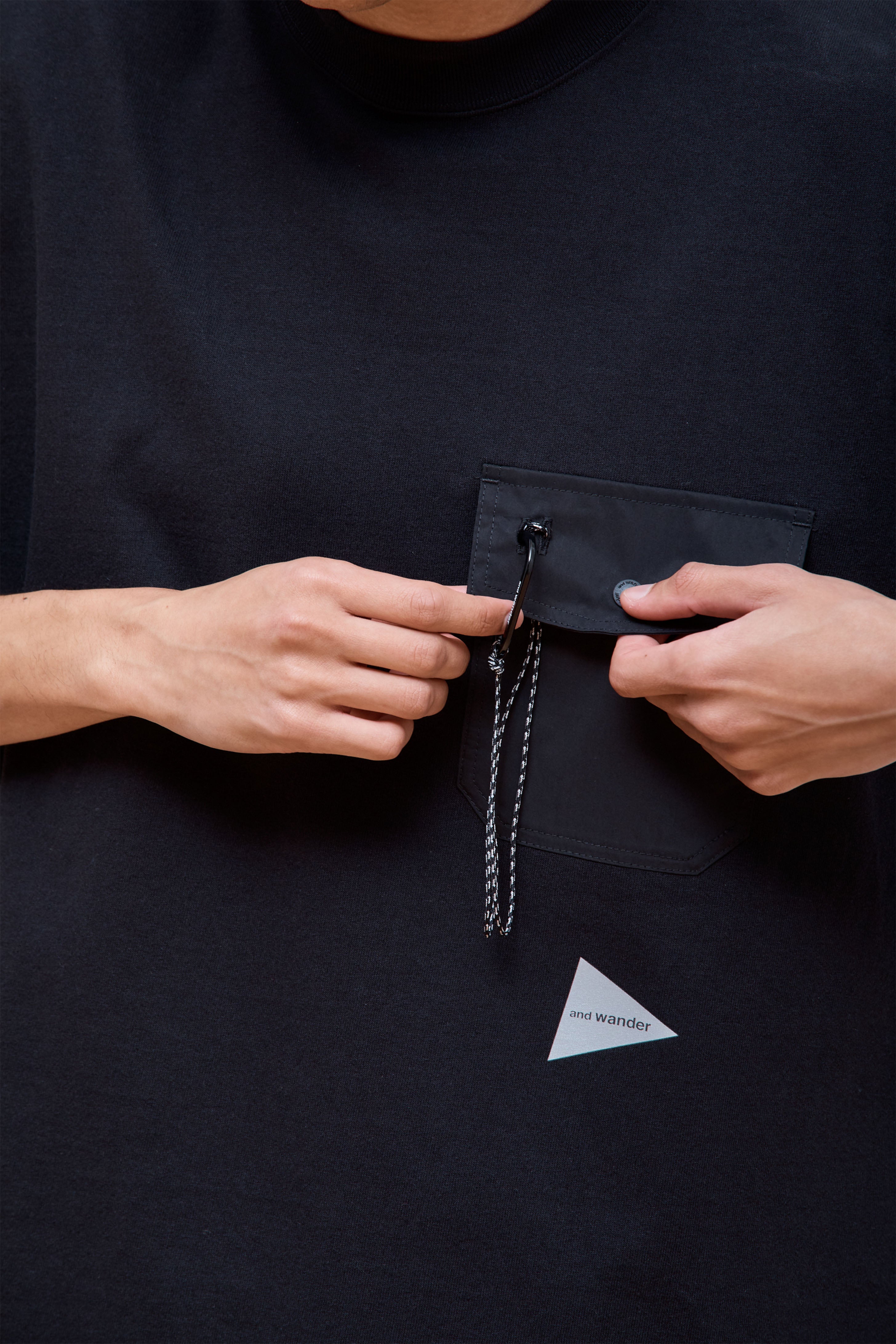 Heavy Cotton Pocket HS T-Shirt Black