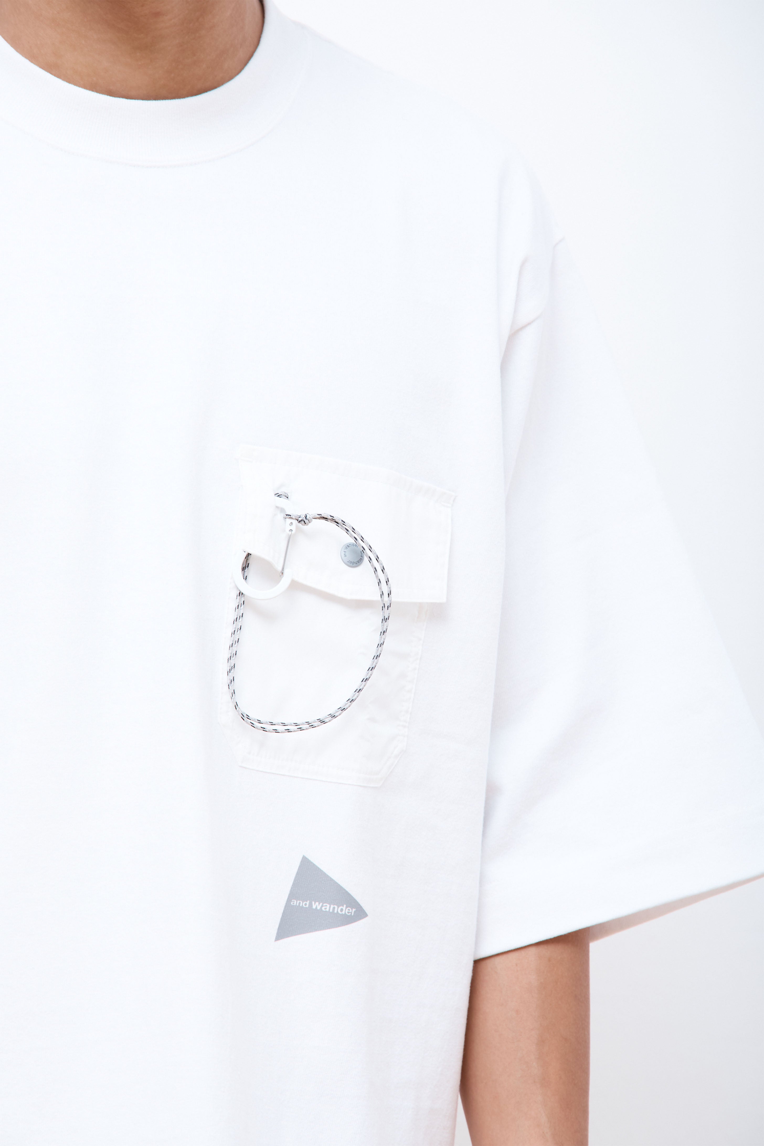 Heavy Cotton Pocket HS T-Shirt White