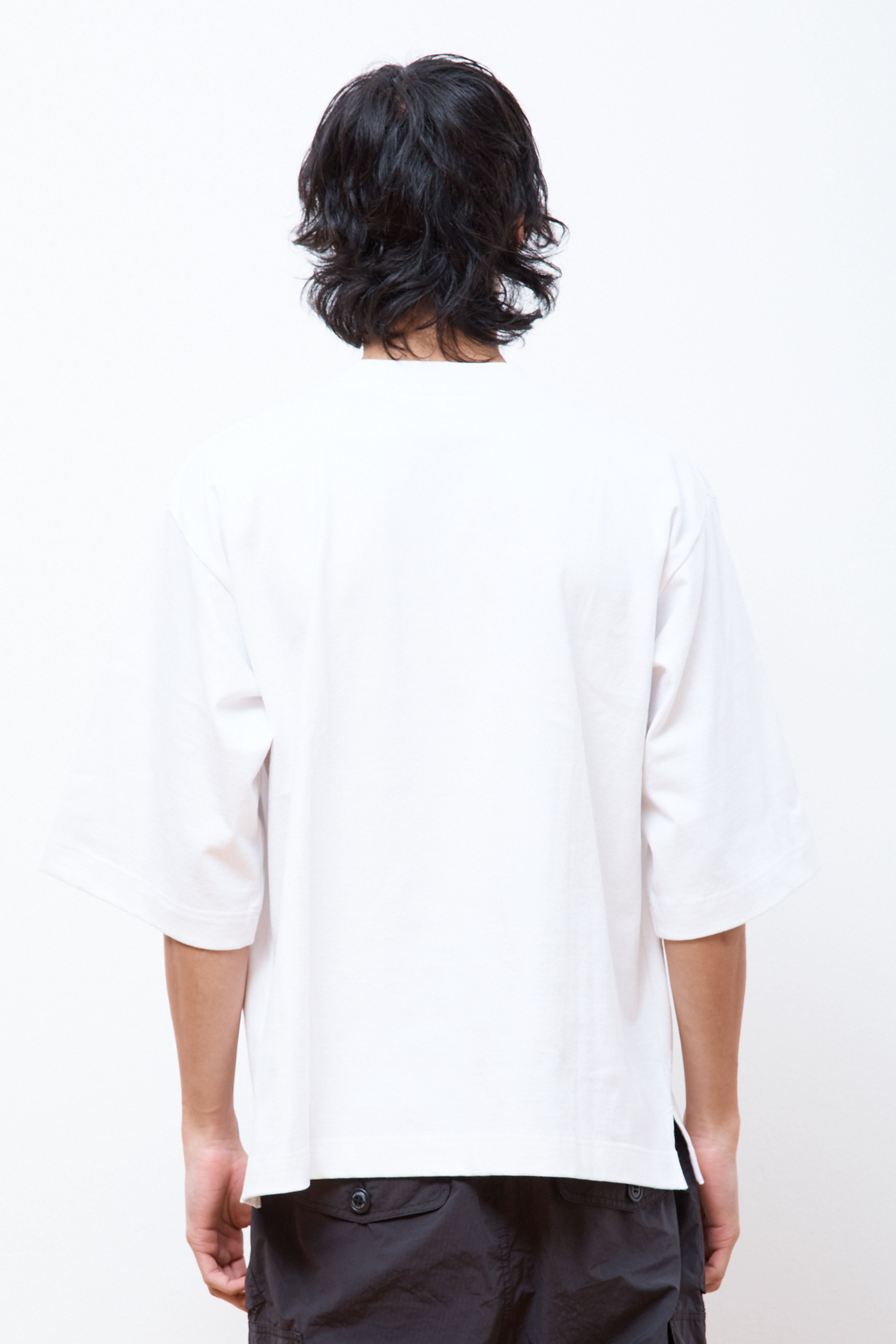 Heavy Cotton Pocket HS T-Shirt White