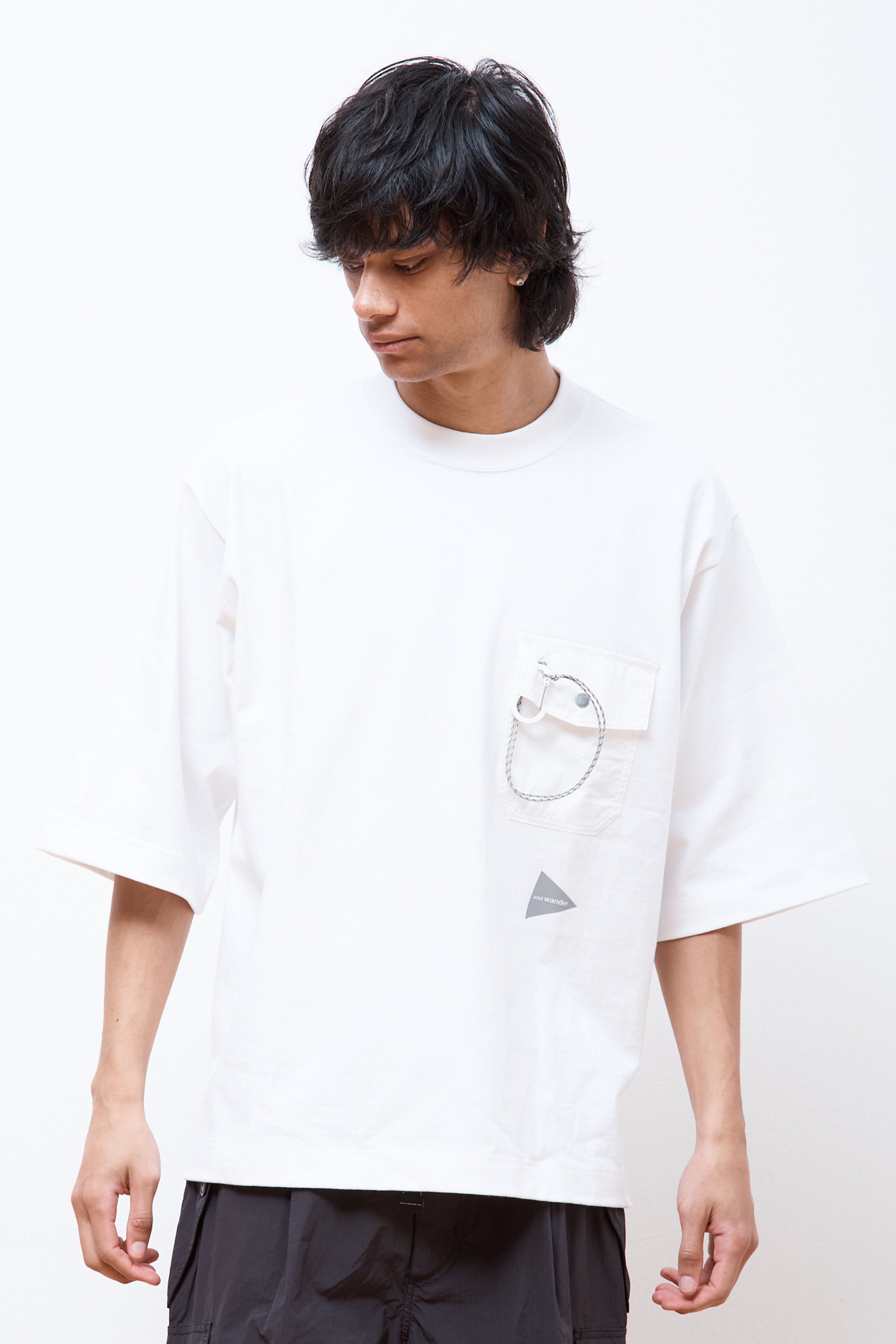 Heavy Cotton Pocket HS T-Shirt White